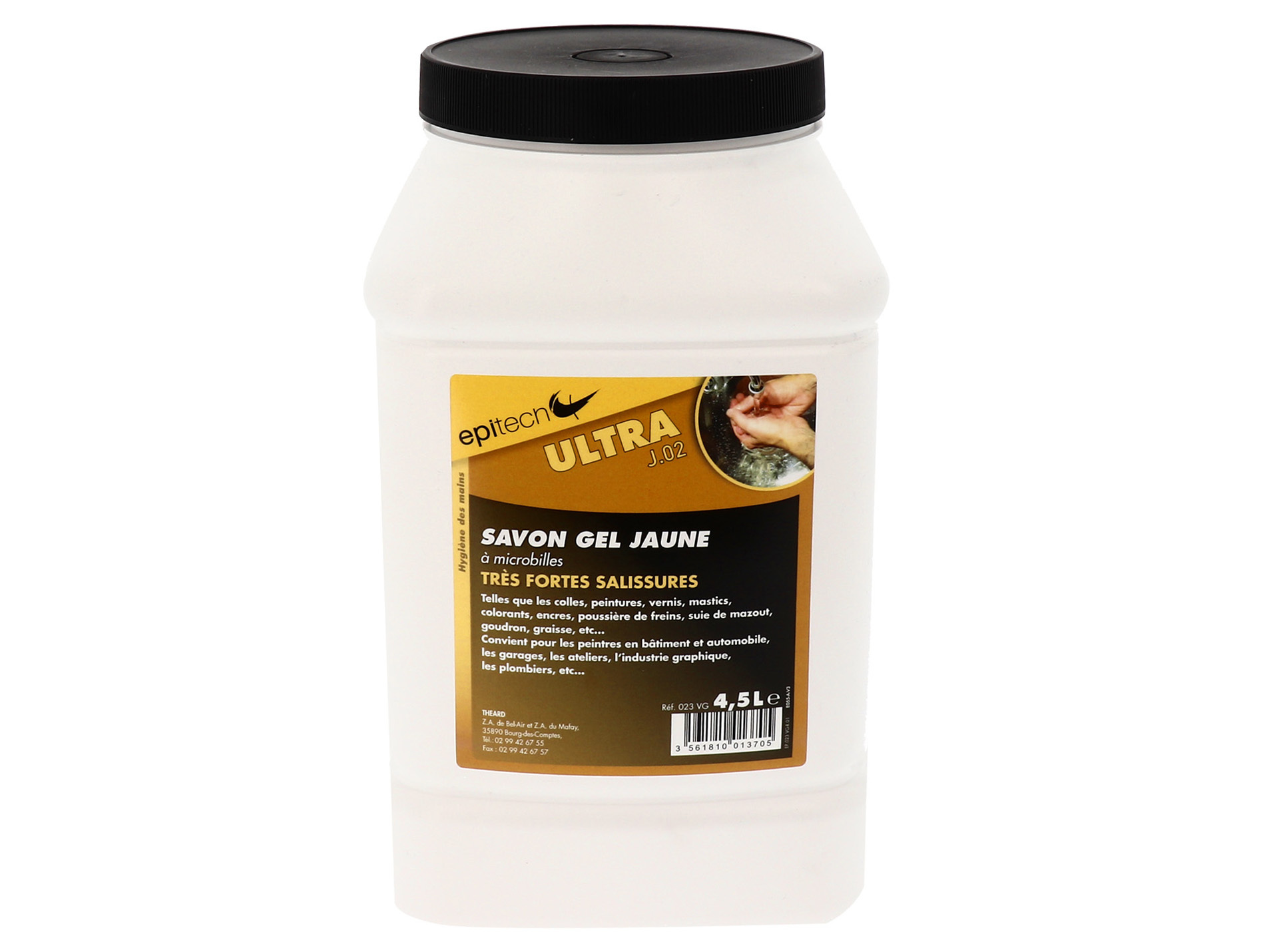 Savon à microbilles gel jaune 4,5L