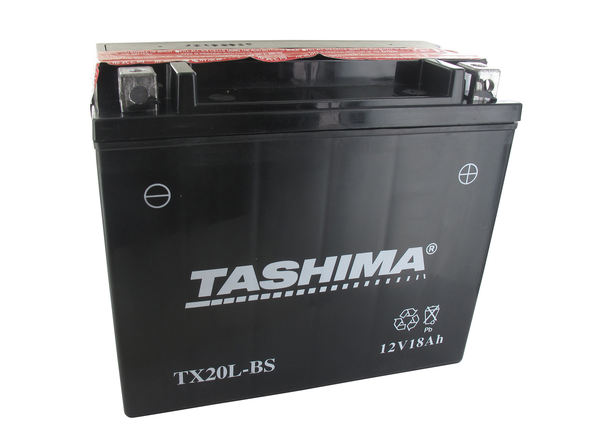 Batterie moto TASHIMA YTX20LBS 12V 18Ah