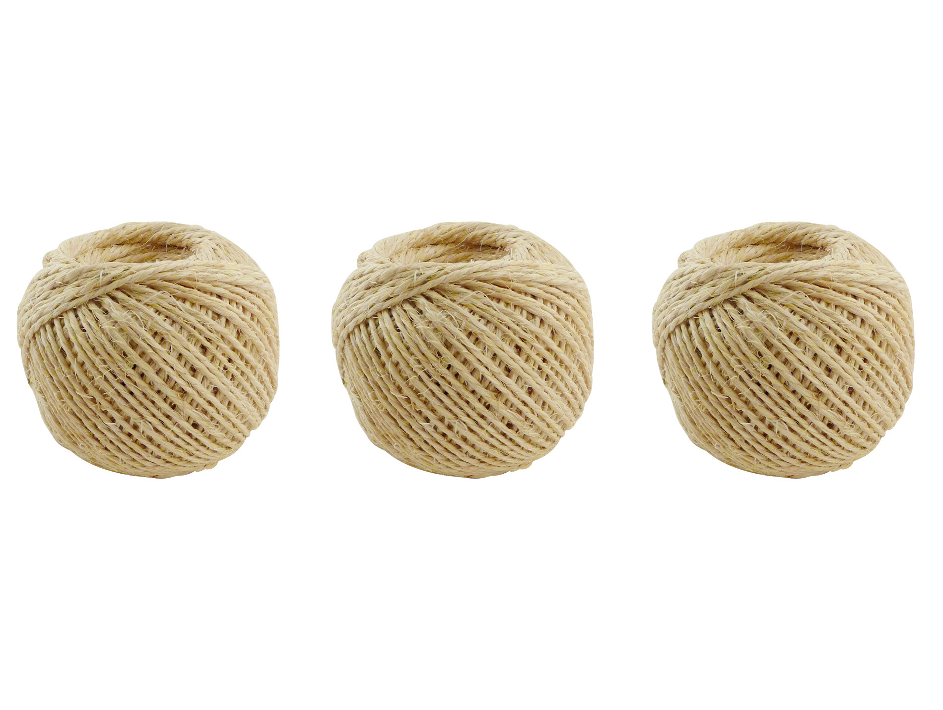 Ficelle sisal ø2mm 18m 50g x3