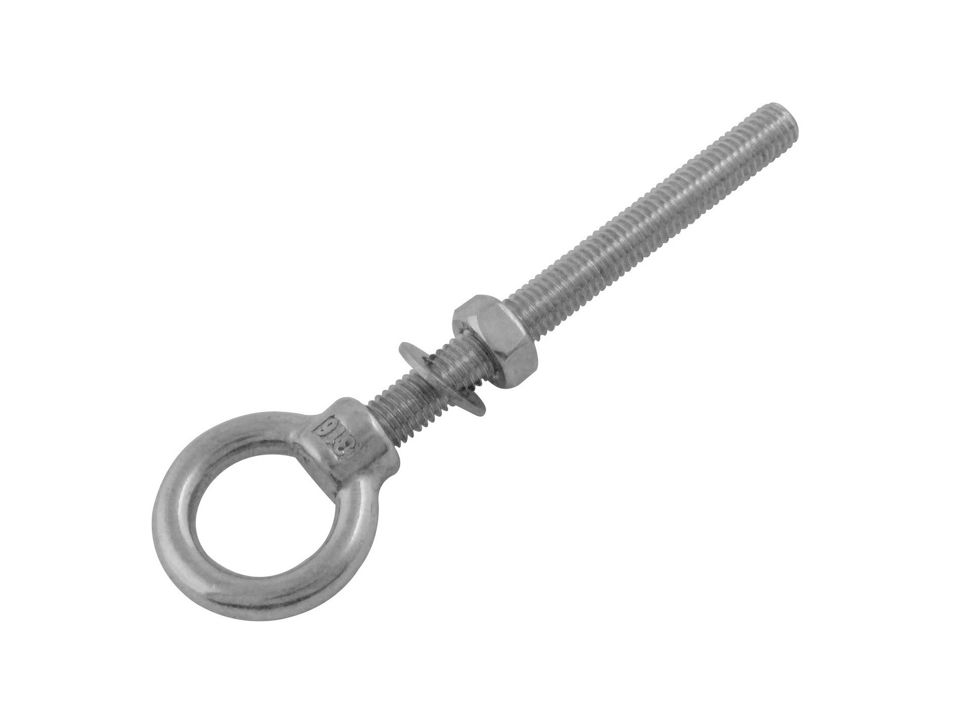 Boulon à oeil acier inox AISI 316 60mm x2