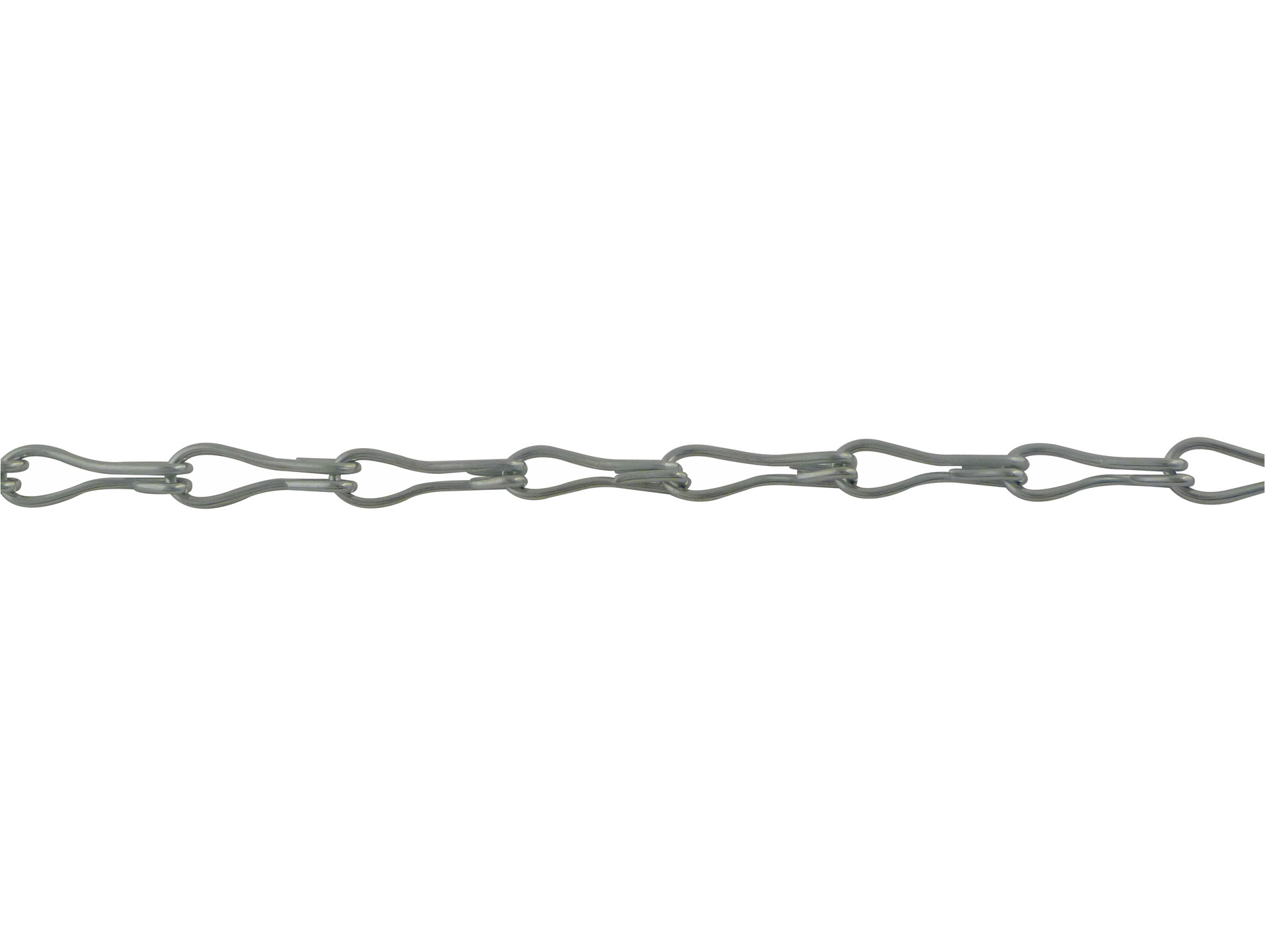 Chaîne double torsion acier nickelé ø1,6mm 5m
