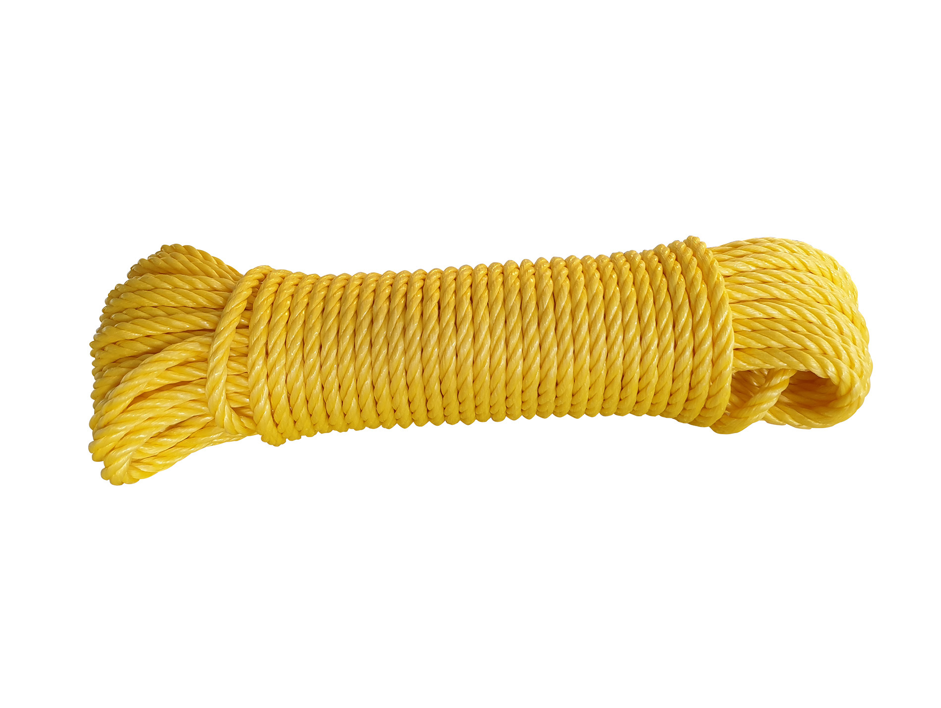Cordage polypropylène ø6mm 25m jaune
