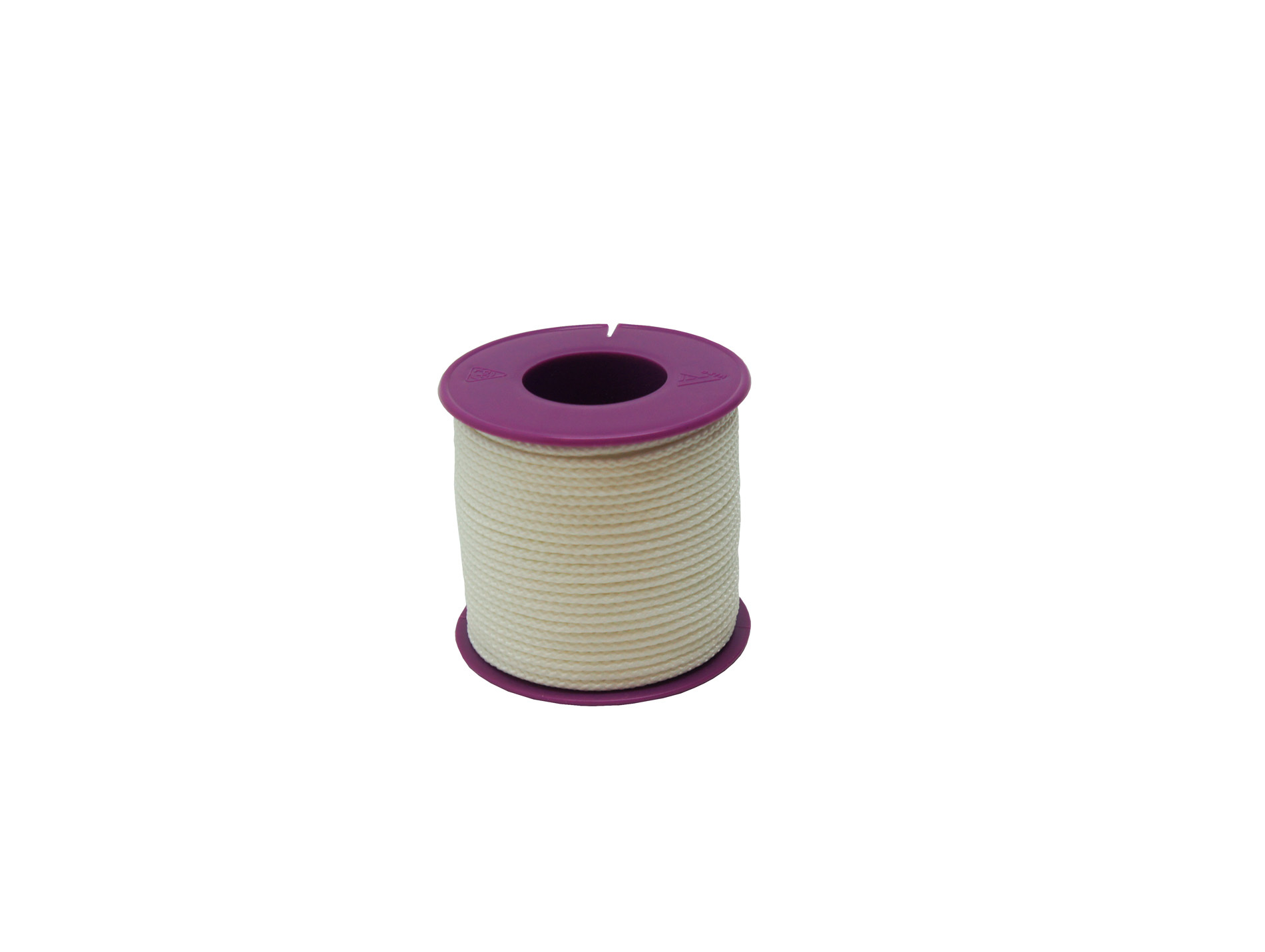 Tresse nylon ø1,5mm 50m blanc