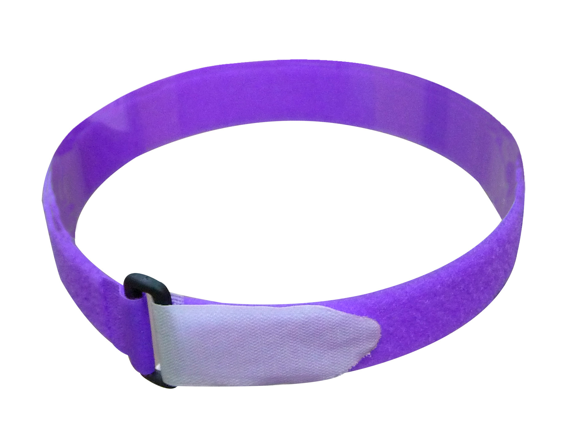 Sangle agrippante avec boucle violet/orange 38x700mm x2