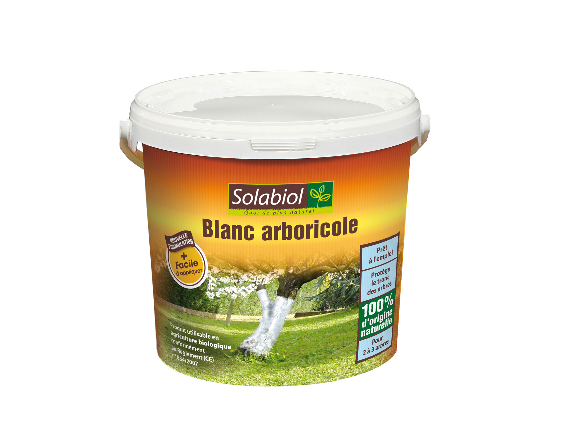 Blanc arboricole naturel SOLABIOL pour tronc 1L