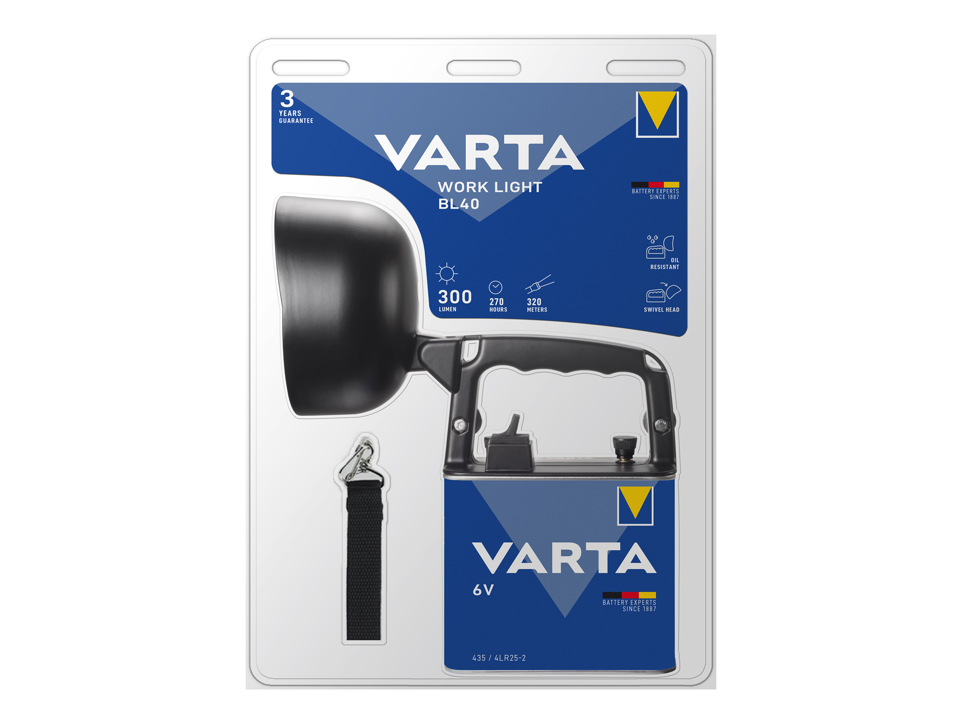Lampe torche Led Work Light VARTA 4W