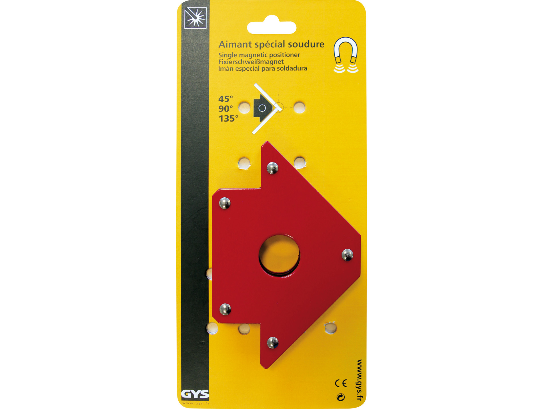 Positionneur aimant spécial soudure