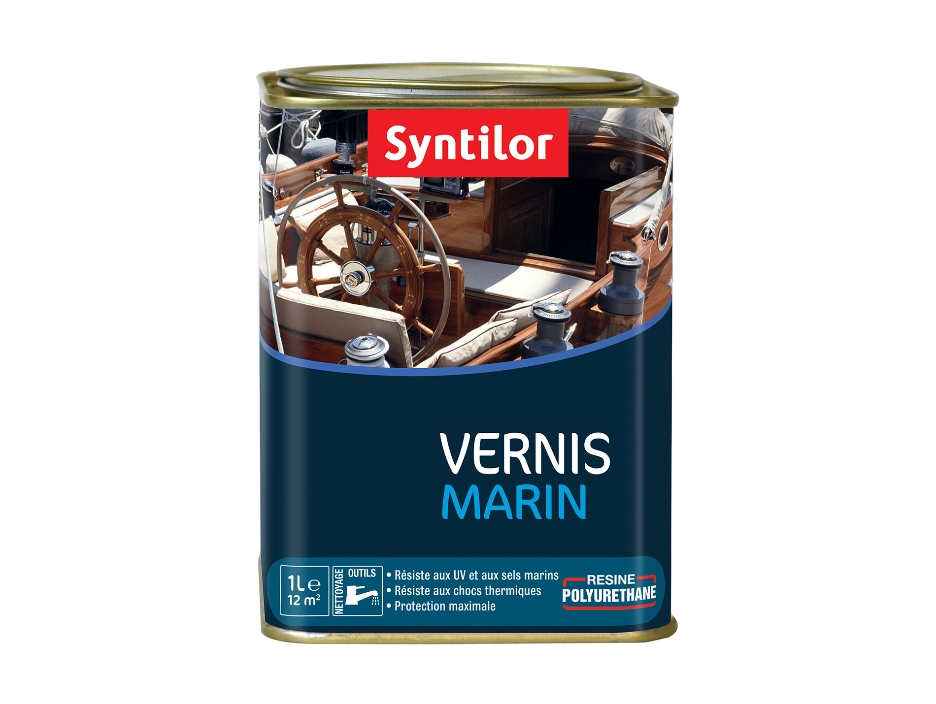Vernis marin bois SYNTILOR incolore satiné 1L