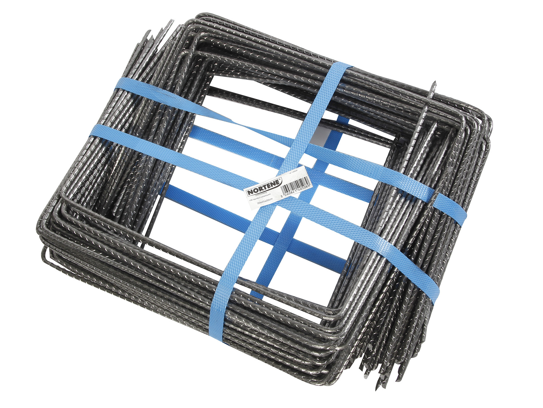 Agrafes de fixation métal XL x100