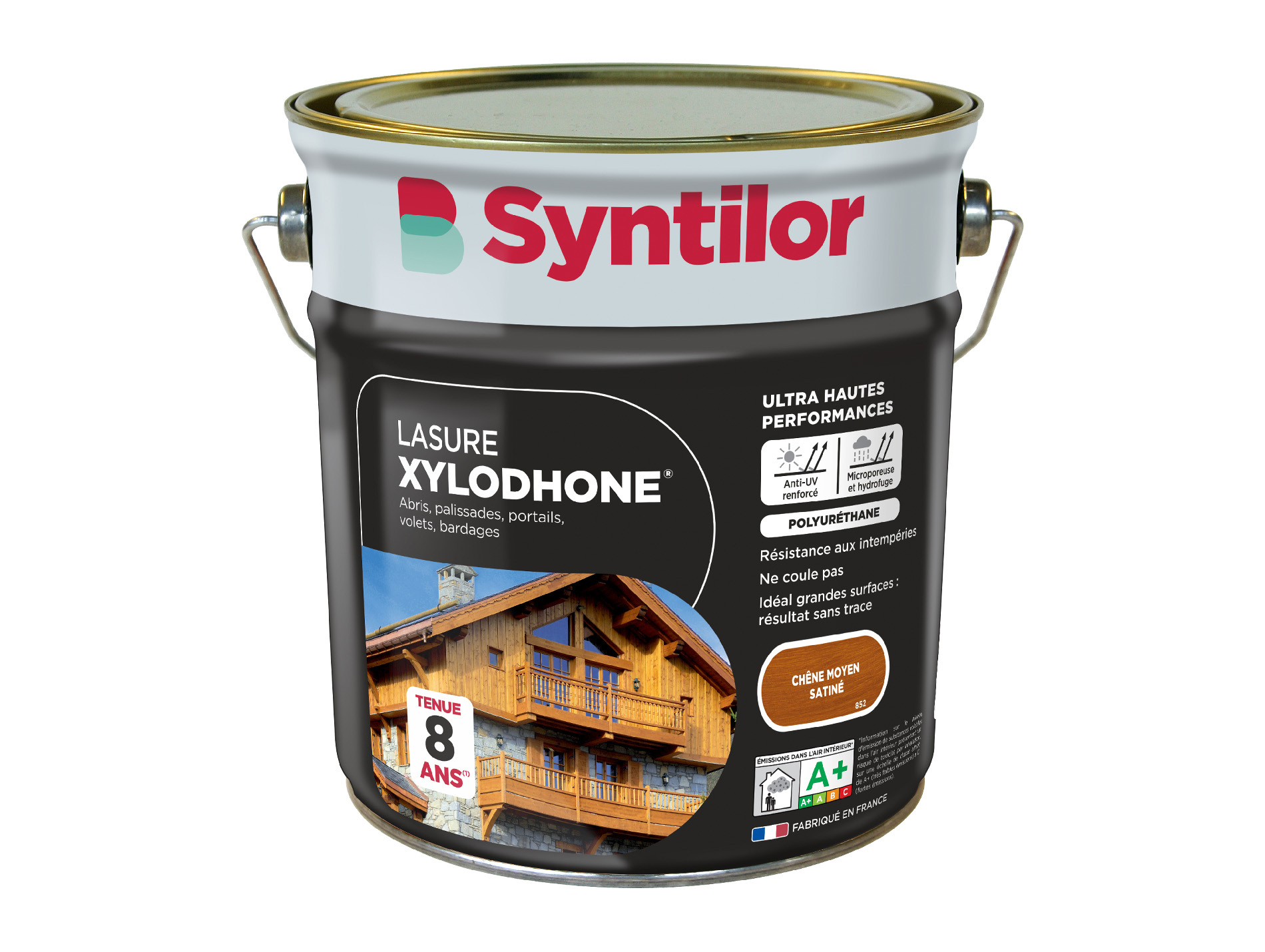 Lasure SYNTILOR Xylodhone chêne moyen satiné 2,5L + 20% OFFERT