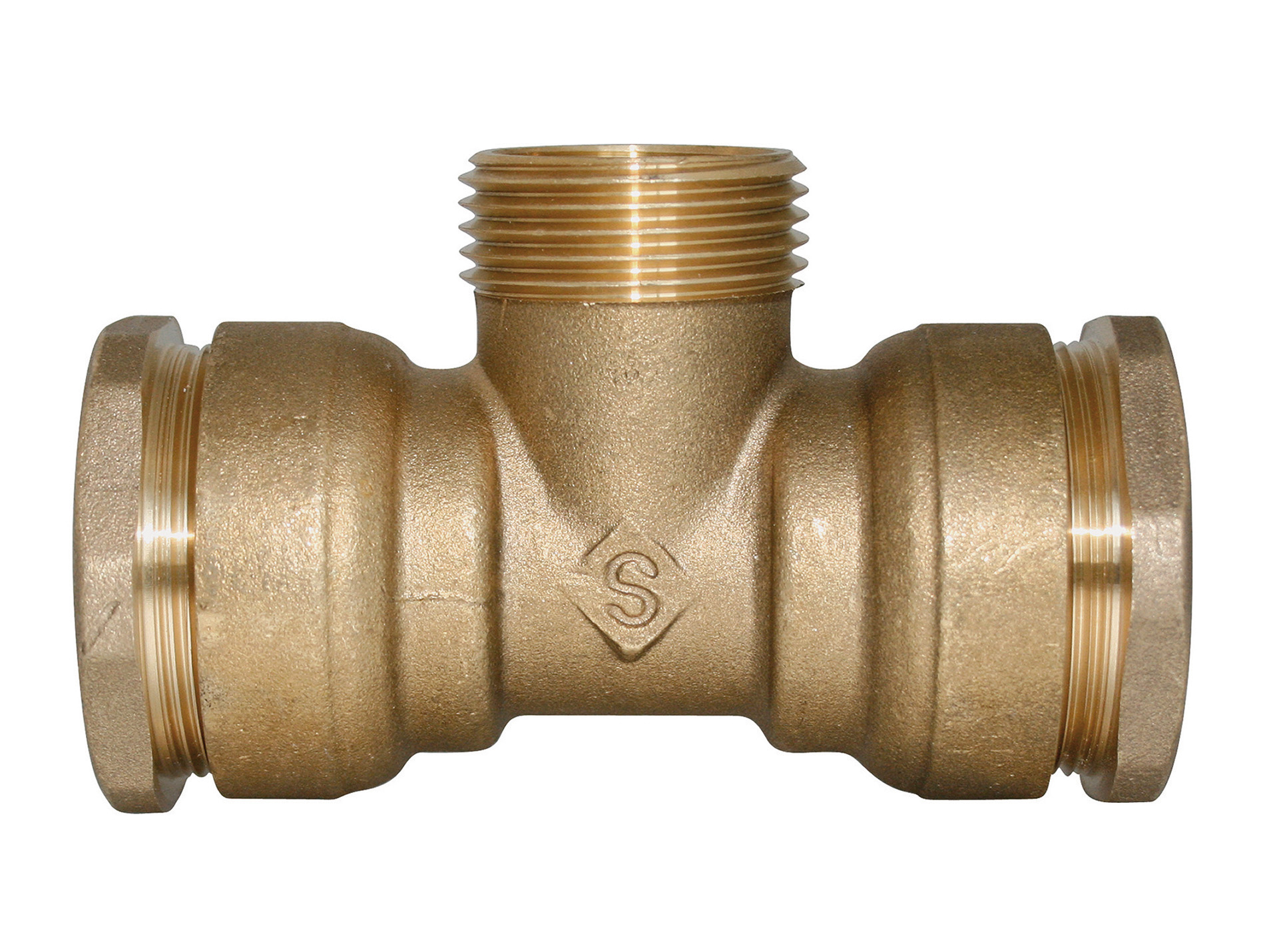 Té SOMATHERM Mâle au centre 15/21 pour tube PE Ø20mm