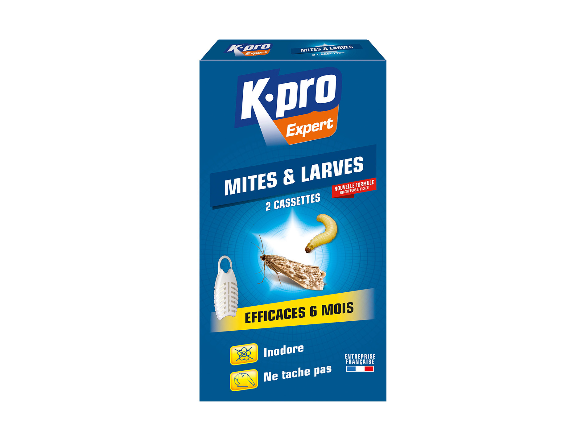 Étui antimites et larves x2 KAPO Expert