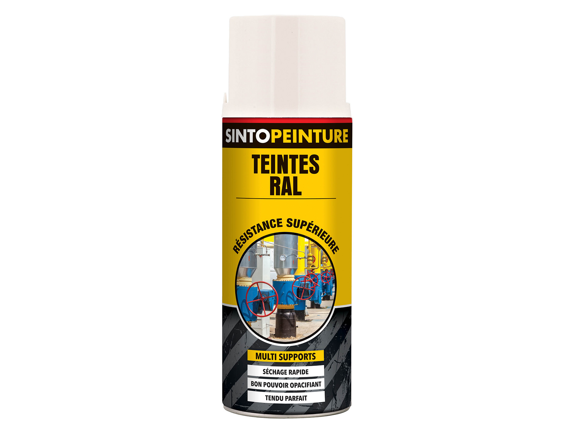 Peinture de décoration SINTO Blanc crème brillant 400ml