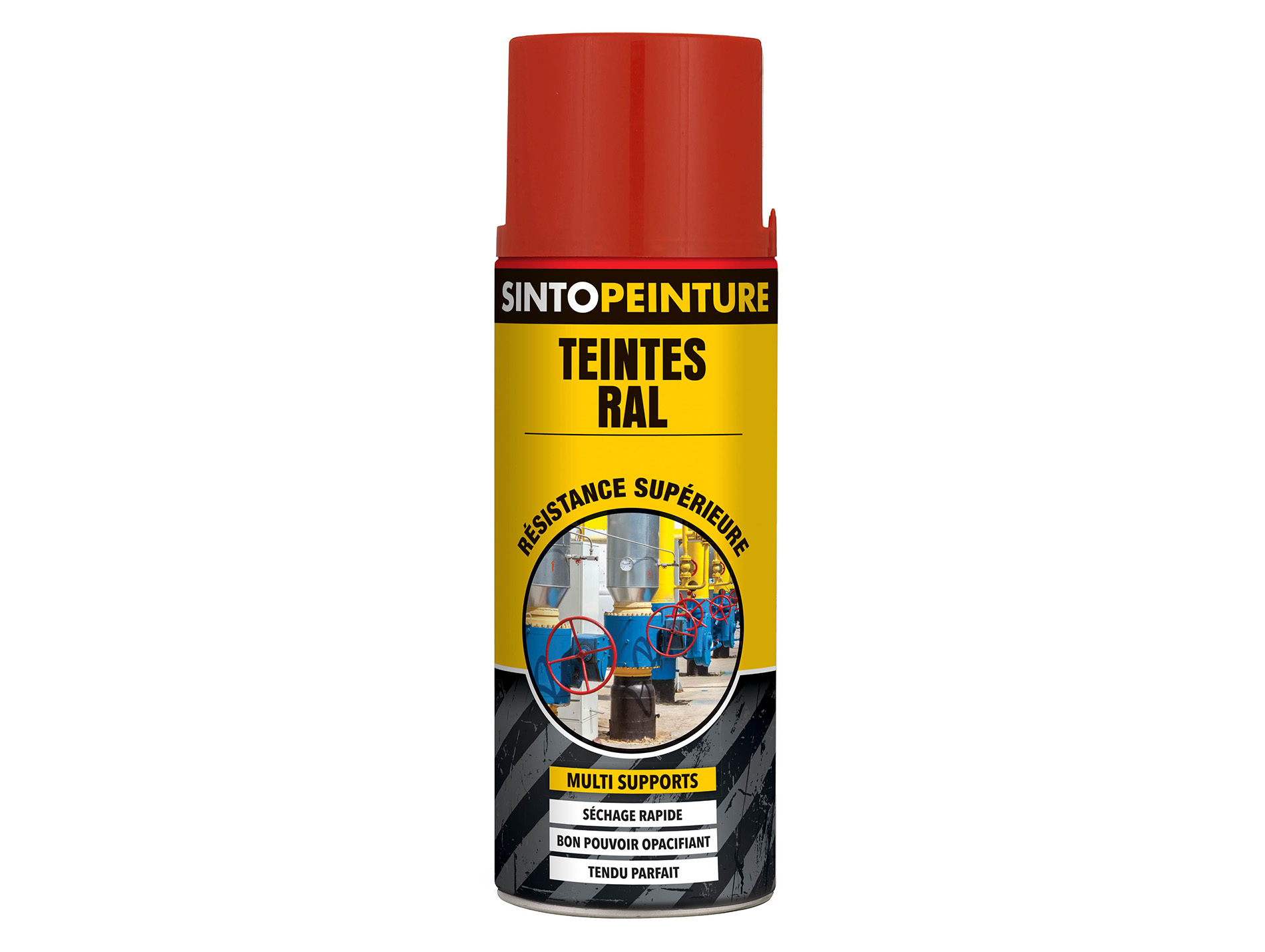 Peinture de décoration SINTO Rouge clair brillant 400ml