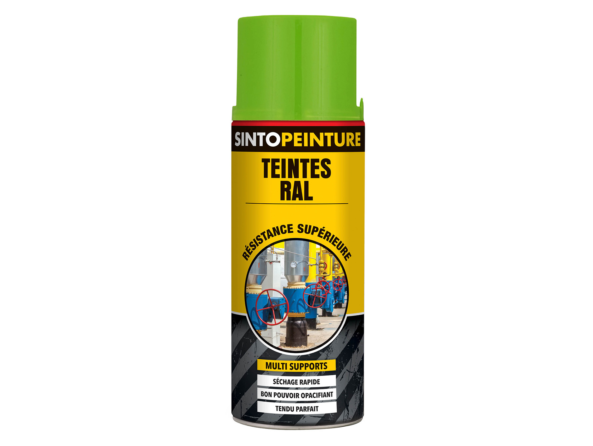 Peinture de décoration SINTO Vert pomme brillant 400ml