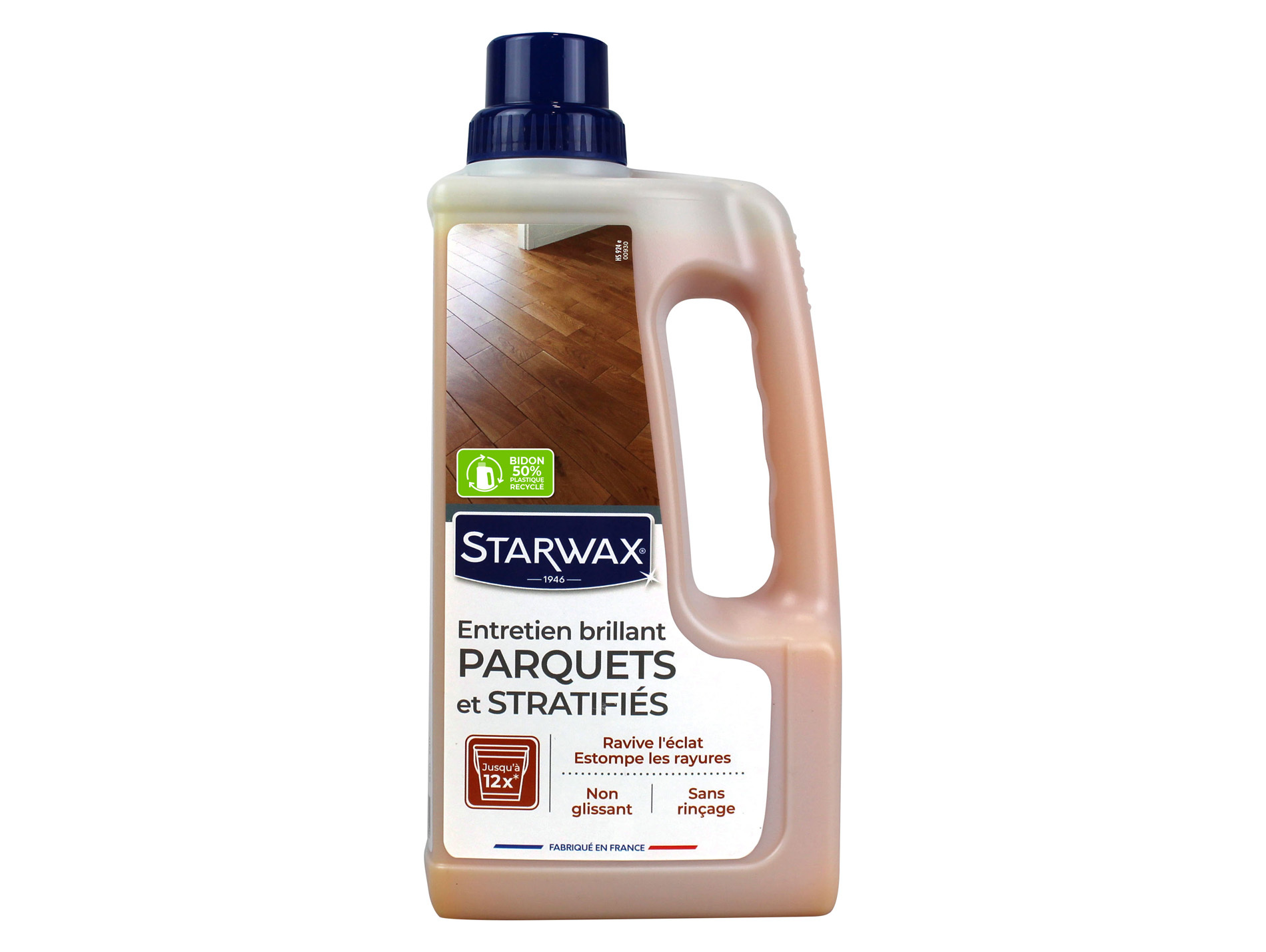 Entretien parquet ciré et vitrifié 1L