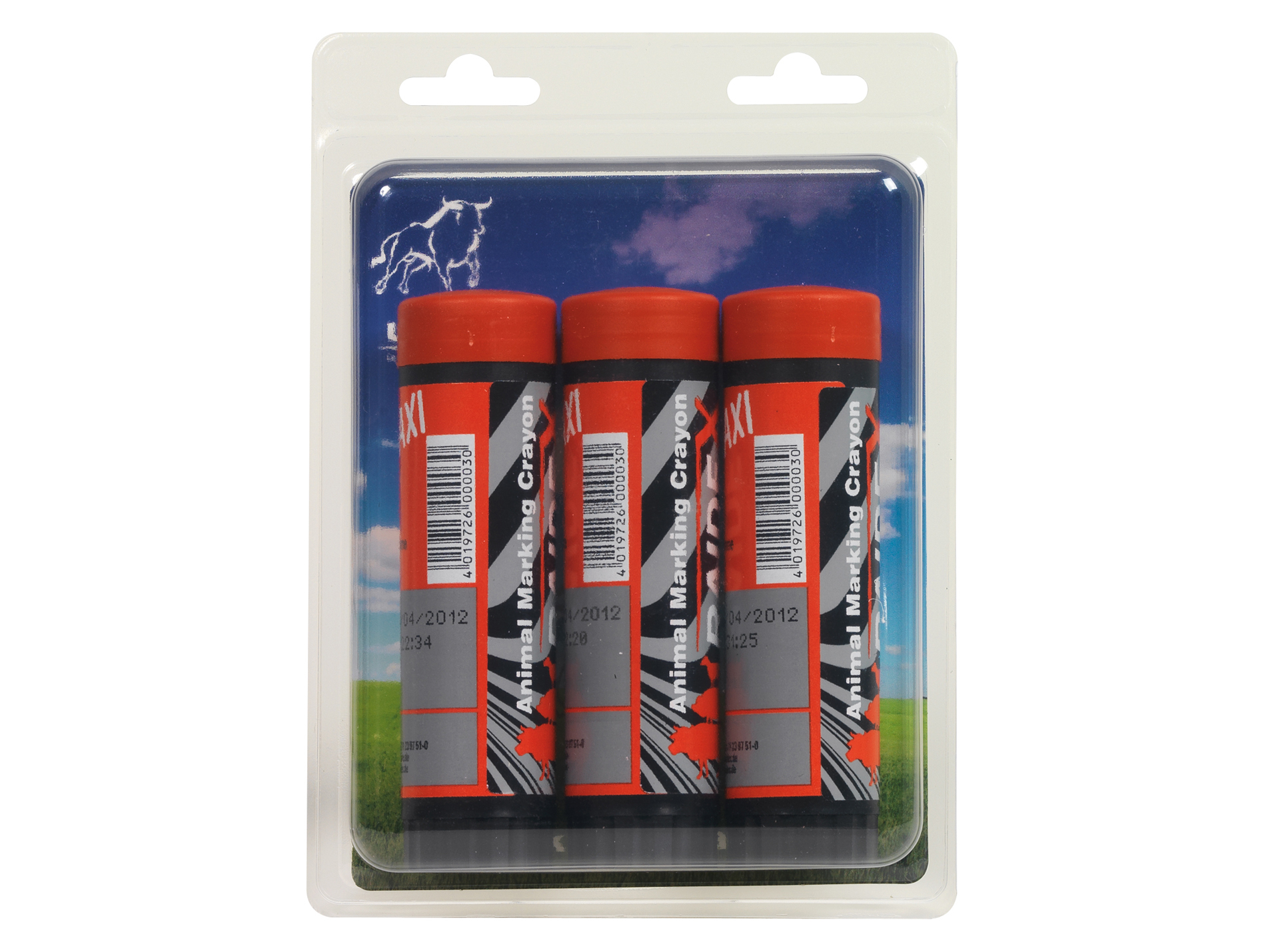 Crayon marqueur RAIDEX rouge x3