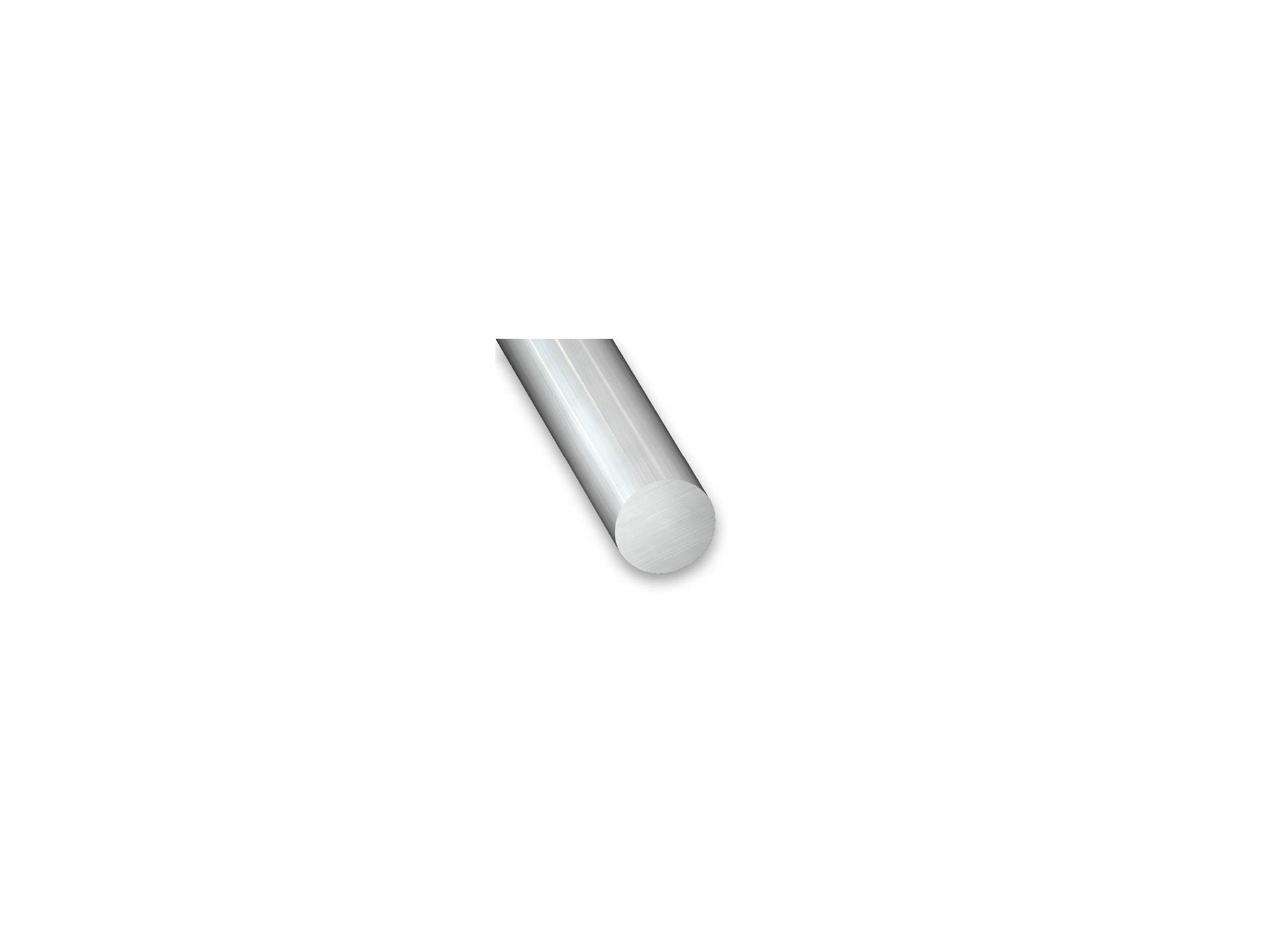 Rond aluminium brut Ø4 L.1m