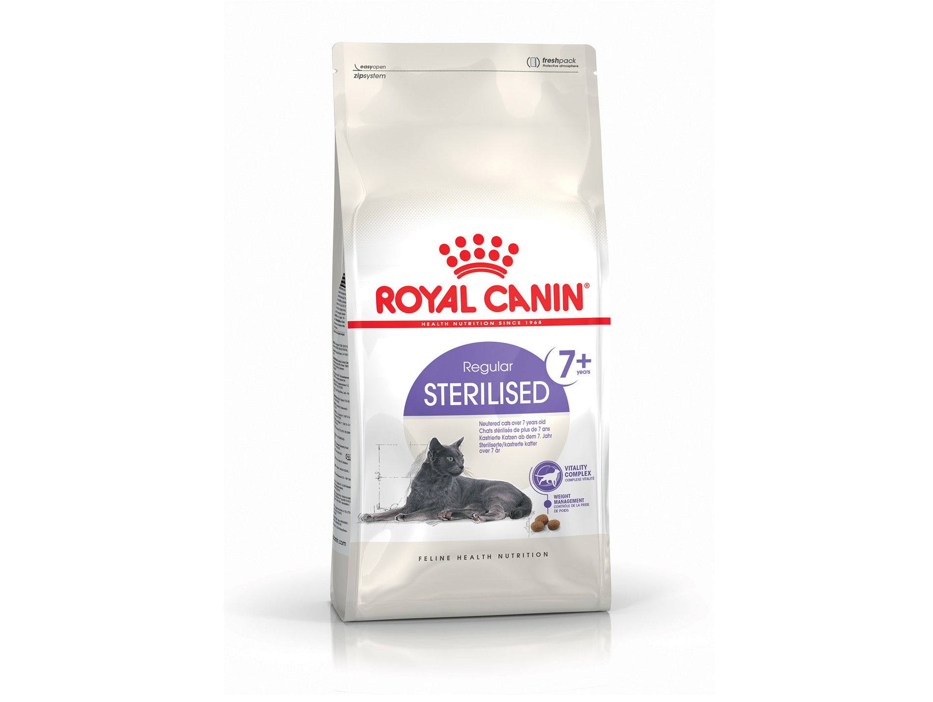 Croquettes chat adulte ROYAL CANIN Sterilised +7ans1,5kg