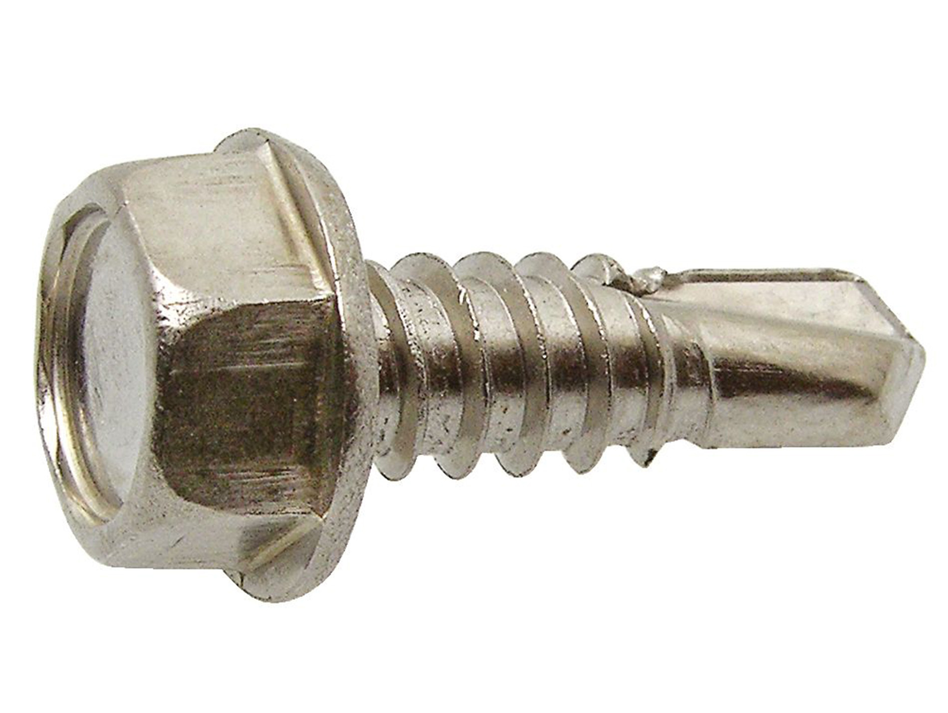 Vis tole tête hexagonale Ø4,8mm L.19mm x10