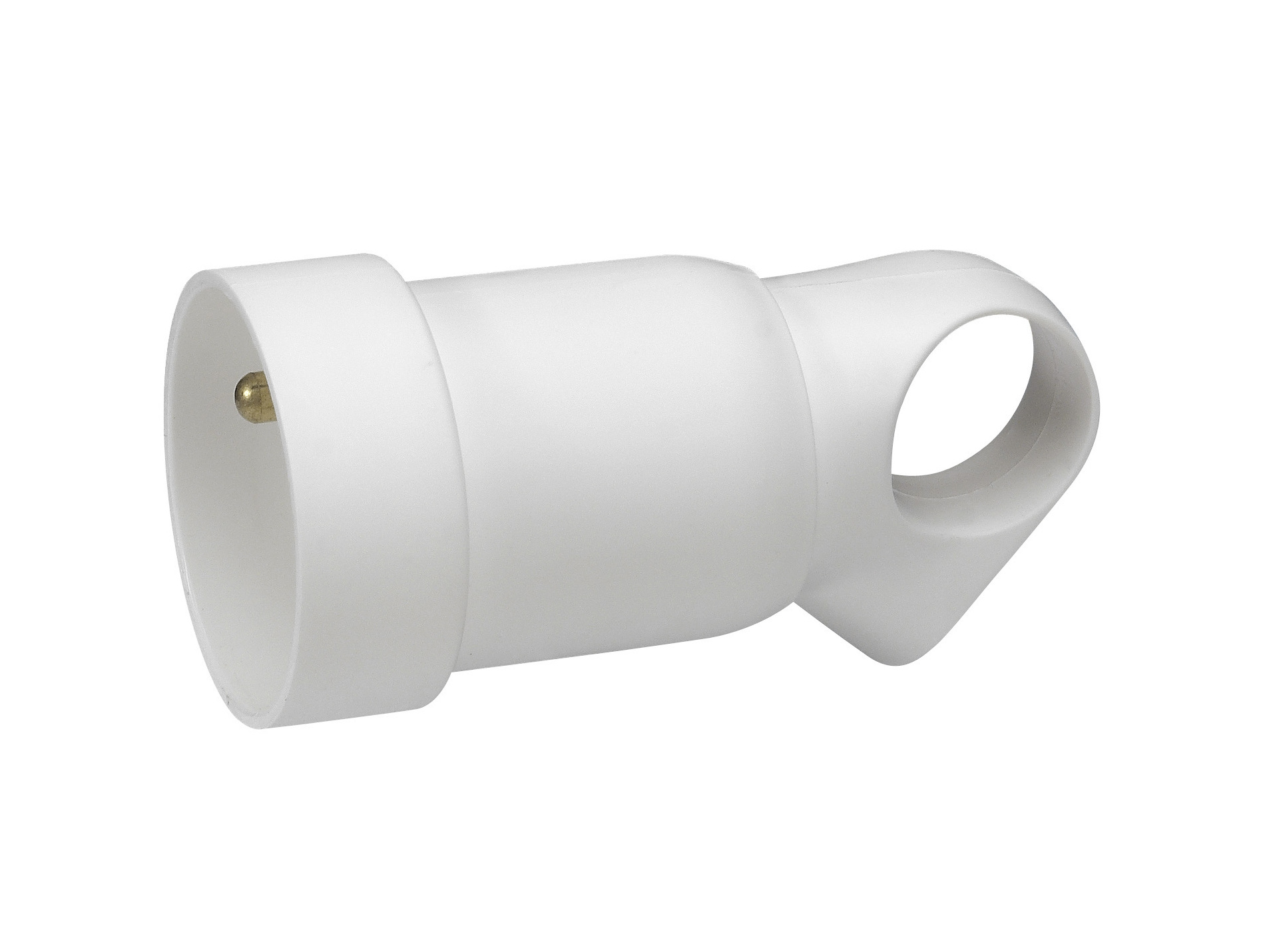 Fiche femelle 2P+T 16A anneau LEGRAND blanc