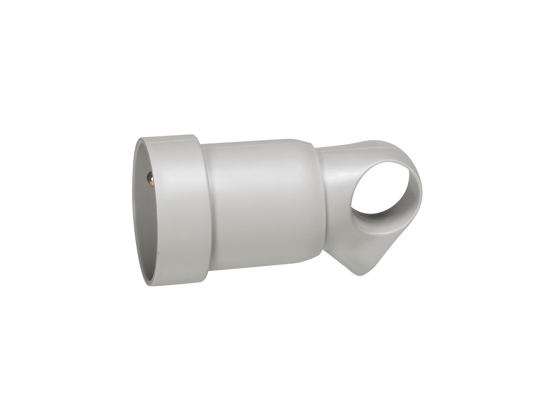 Fiche femelle 2P+T 16A anneau LEGRAND gris