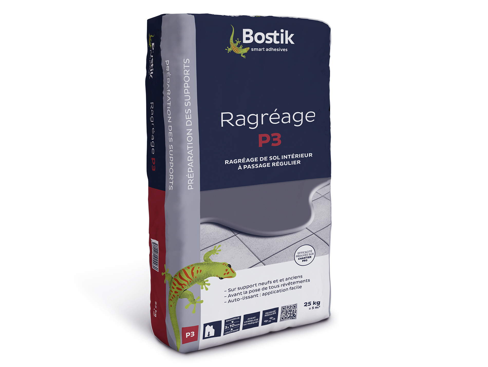 Ragréage P3 intérieur BOSTIK en poudre 25kg