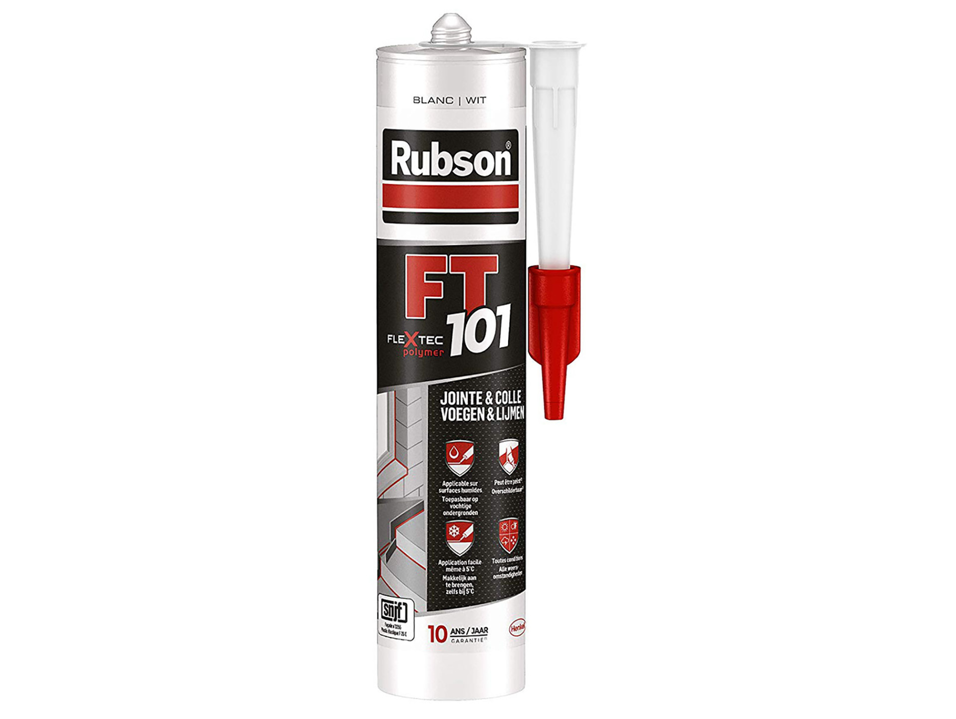 Mastic blanc FT101 RUBSON 280ml
