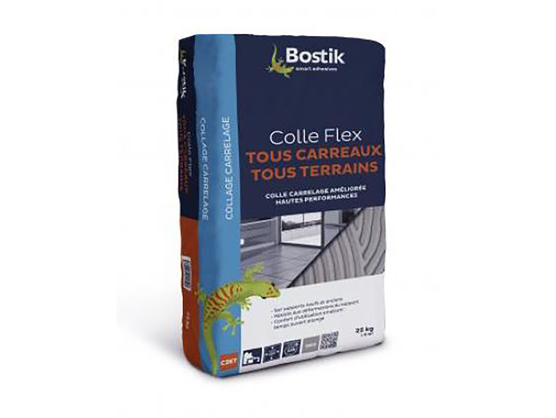 Colle BOSTIK tous carreaux tous terrains gris 5kg