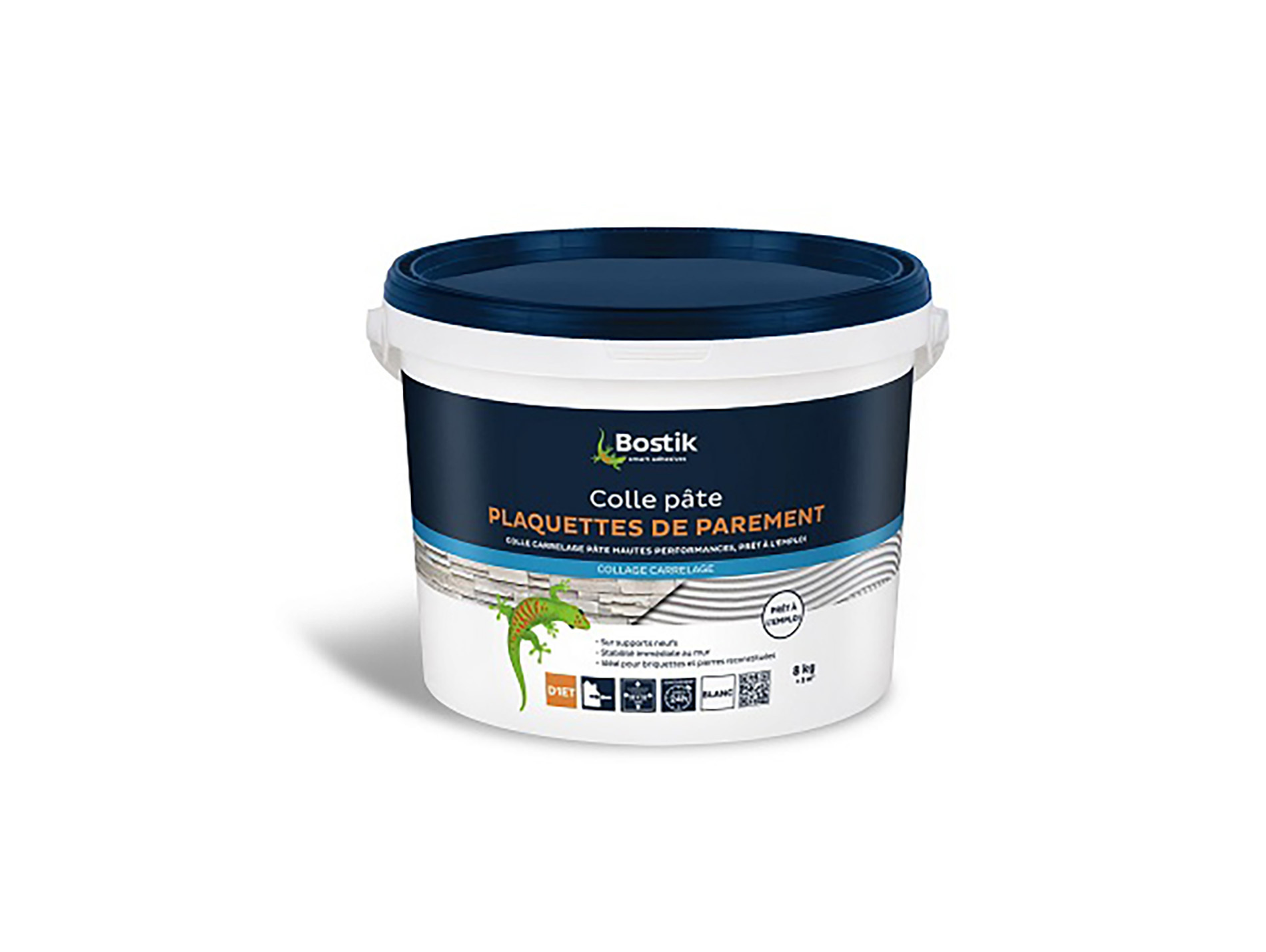 Colle pâte BOSTIK pour plaquettes de parement 8kg