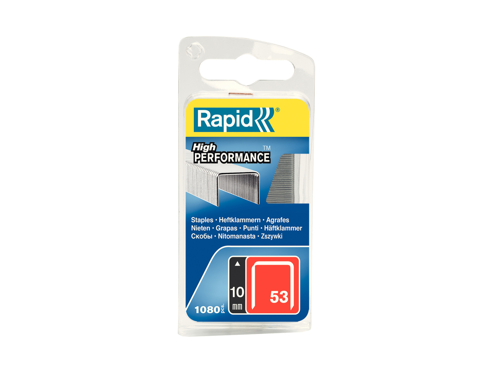 Agrafes Galva N°53 L10mm - Boîte de 1080