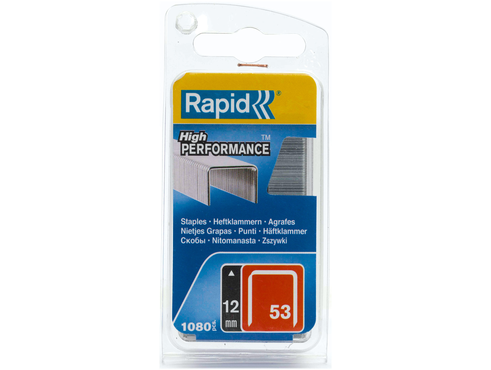 Agrafes Galva N°53 L12mm - Boîte de 1080