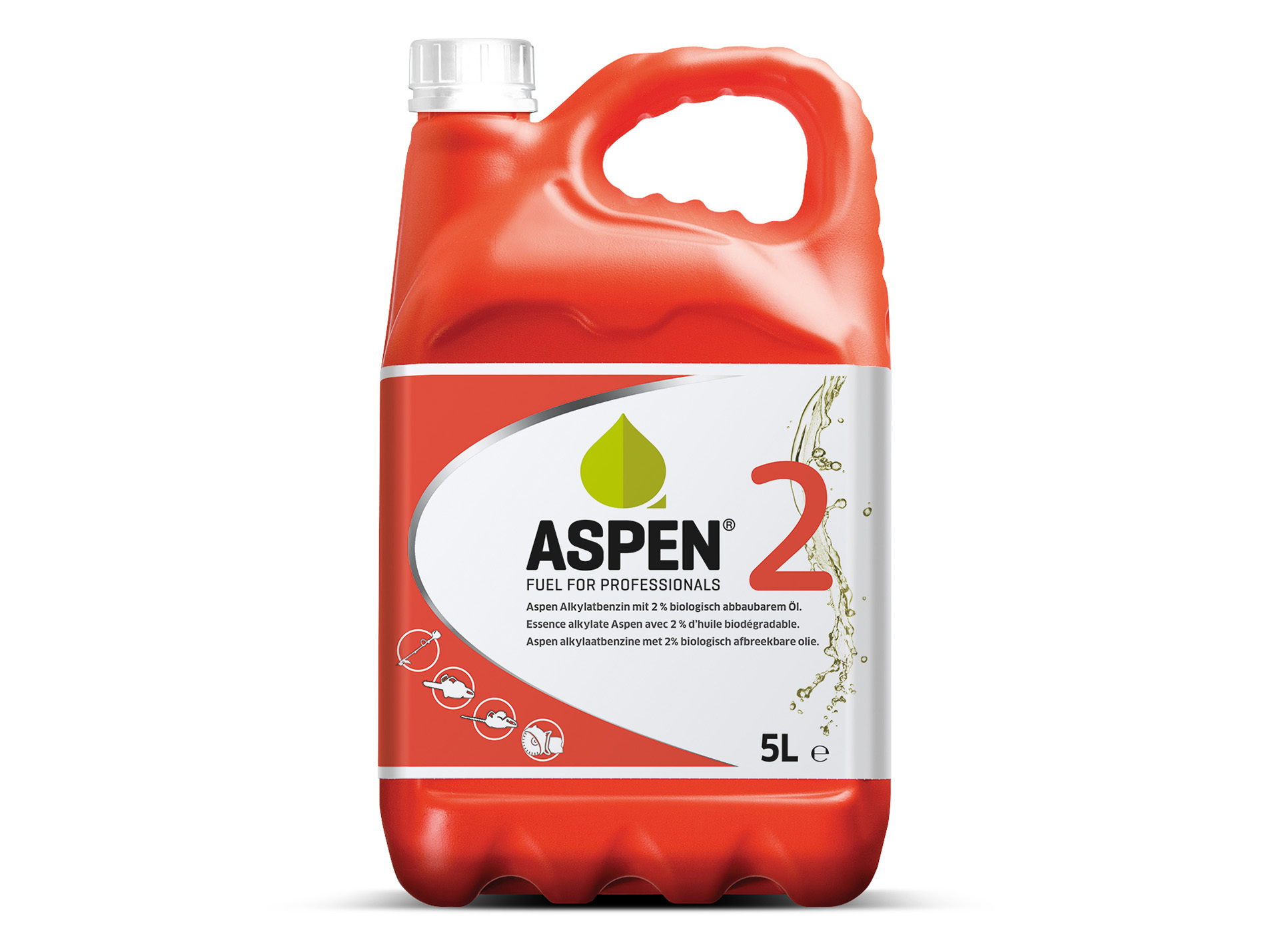 Carburant essence Alkylate mélange 2 temps ASPEN 5L