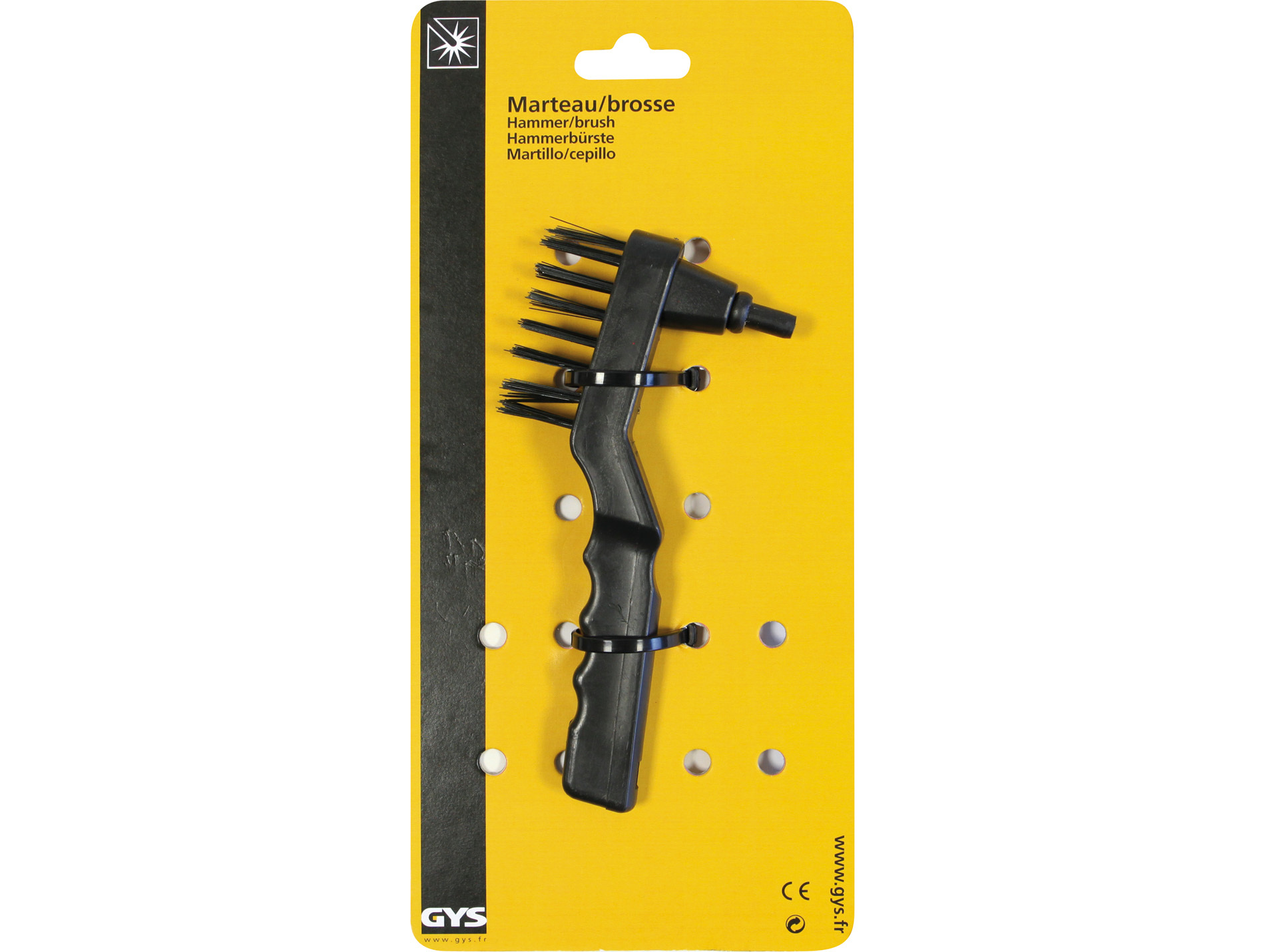 Combiné marteau à piquer et brosse de soudage GYS