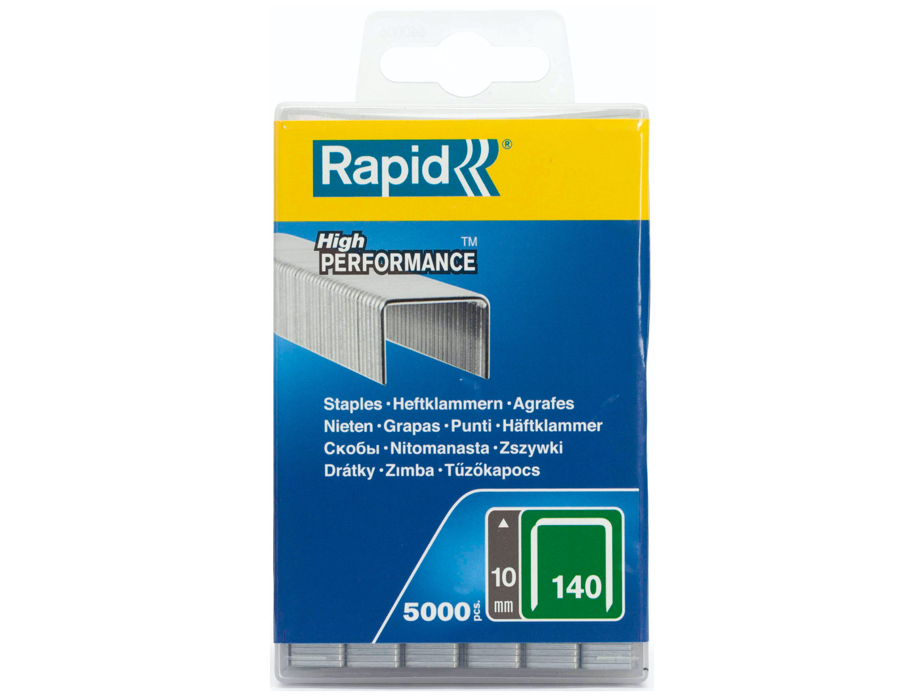 Agrafes Galva N°140 L10mm - Boîte de 5000