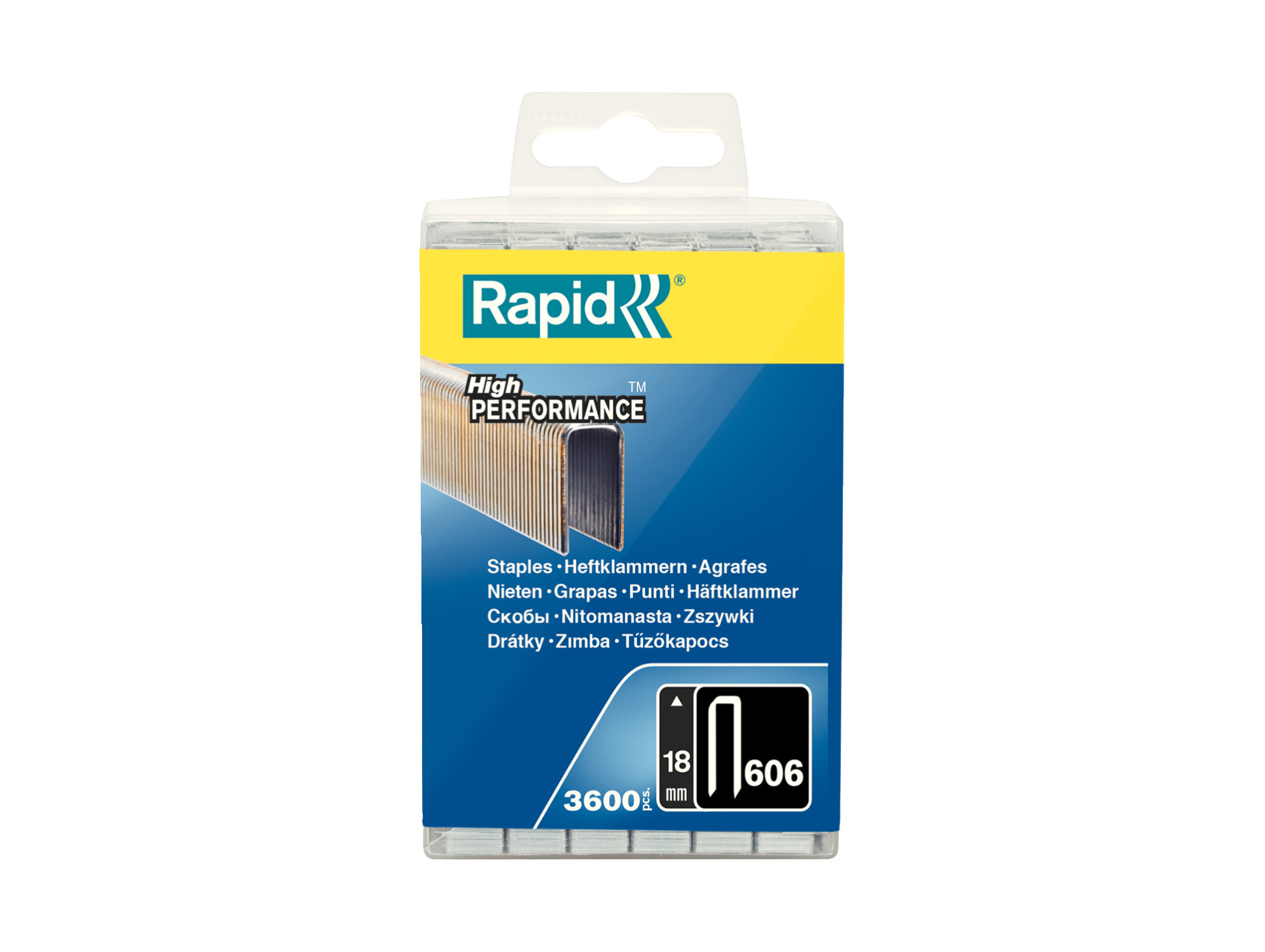 Agrafes Galva N°606 L18mm - Boîte de 3600