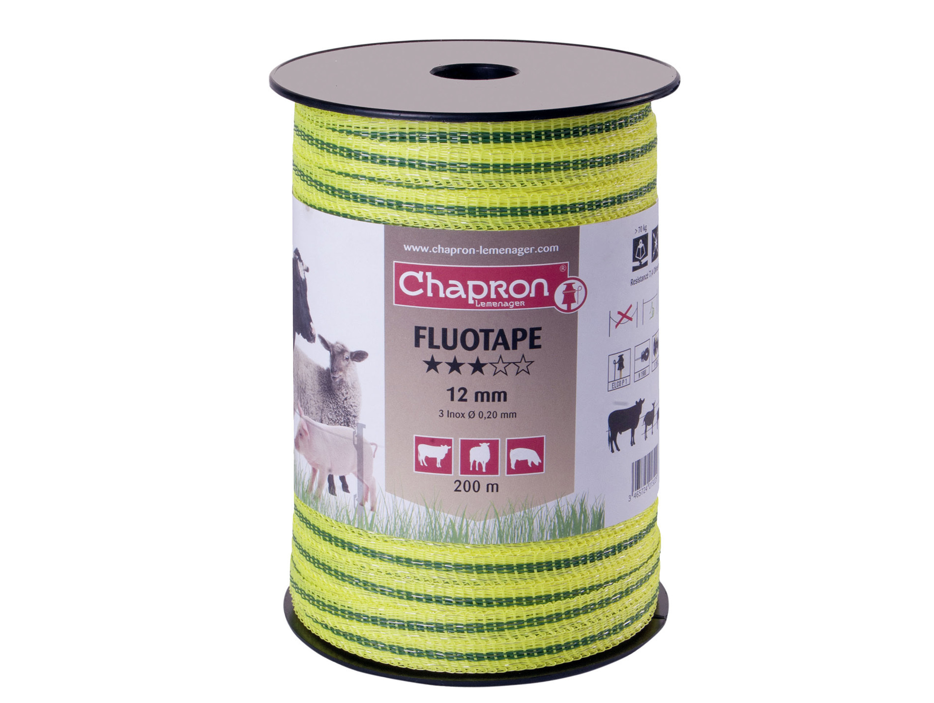 Ruban Fluotape CHAPRON l.12mm L.200m