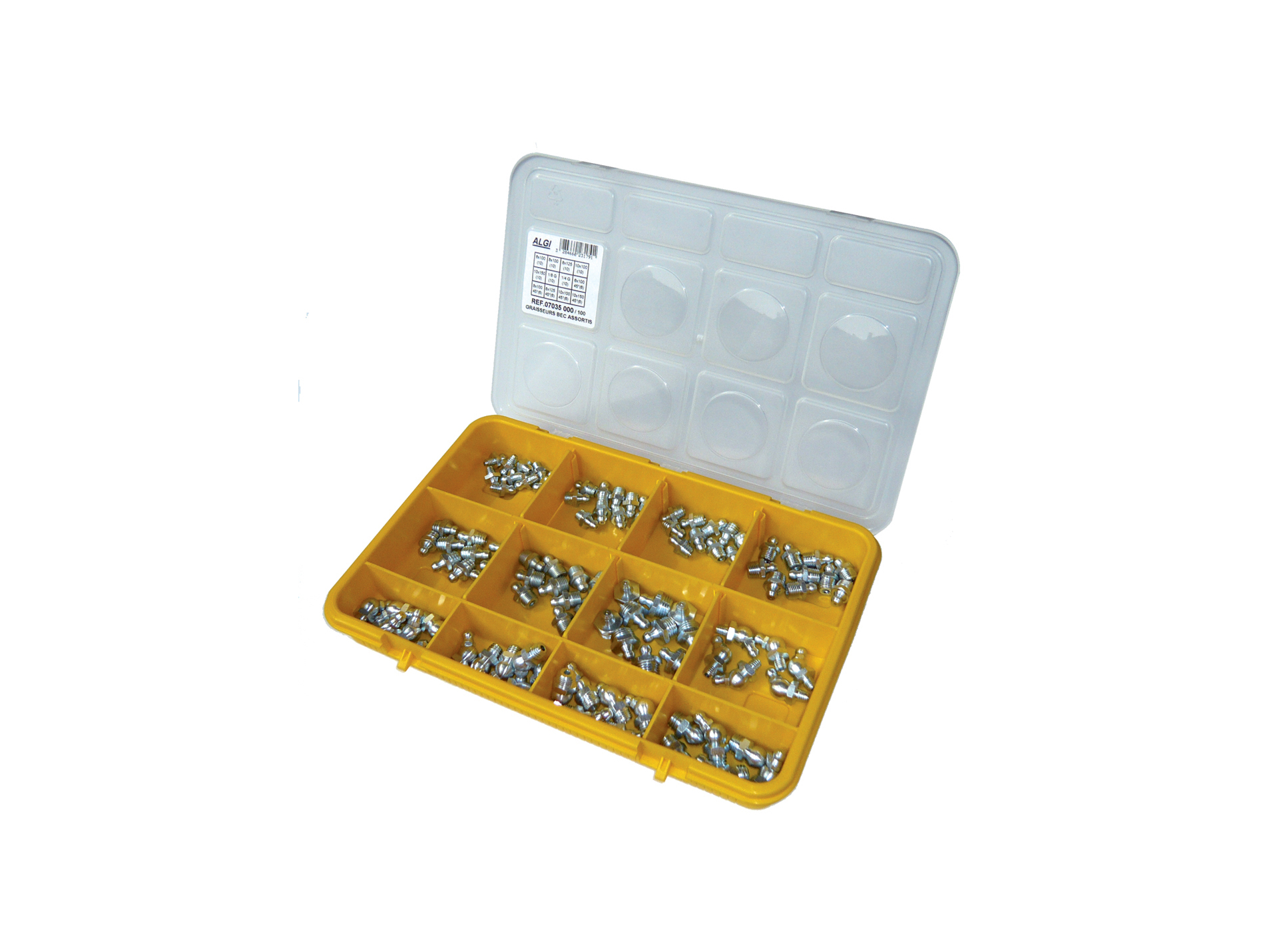 Coffret graisseurs ALGI assortiment (100)