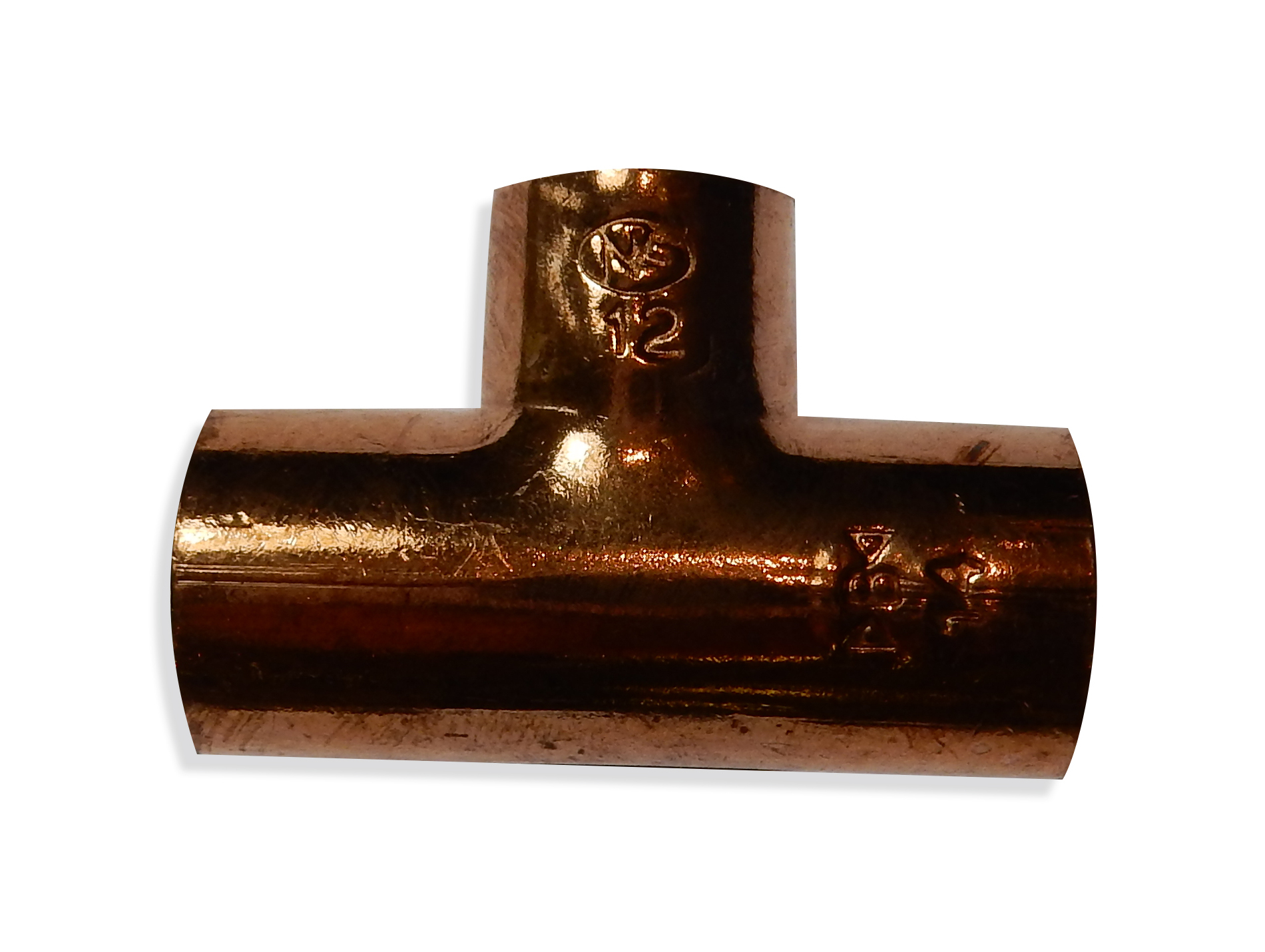 Té égal à souder x2 FAUQUET Ø12mm
