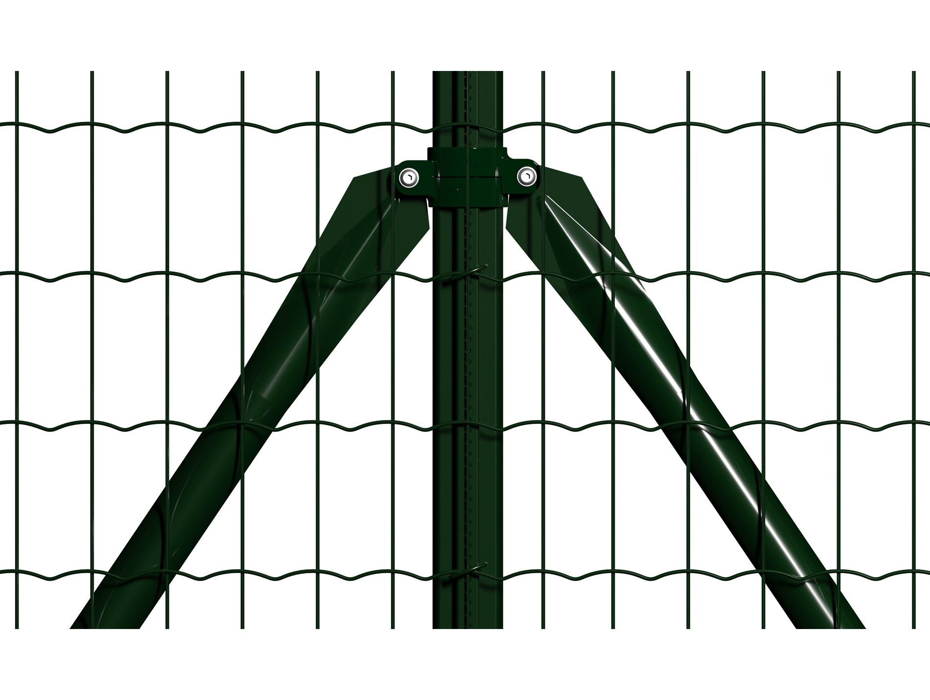 Poteau Quickfix® vert 1,10m