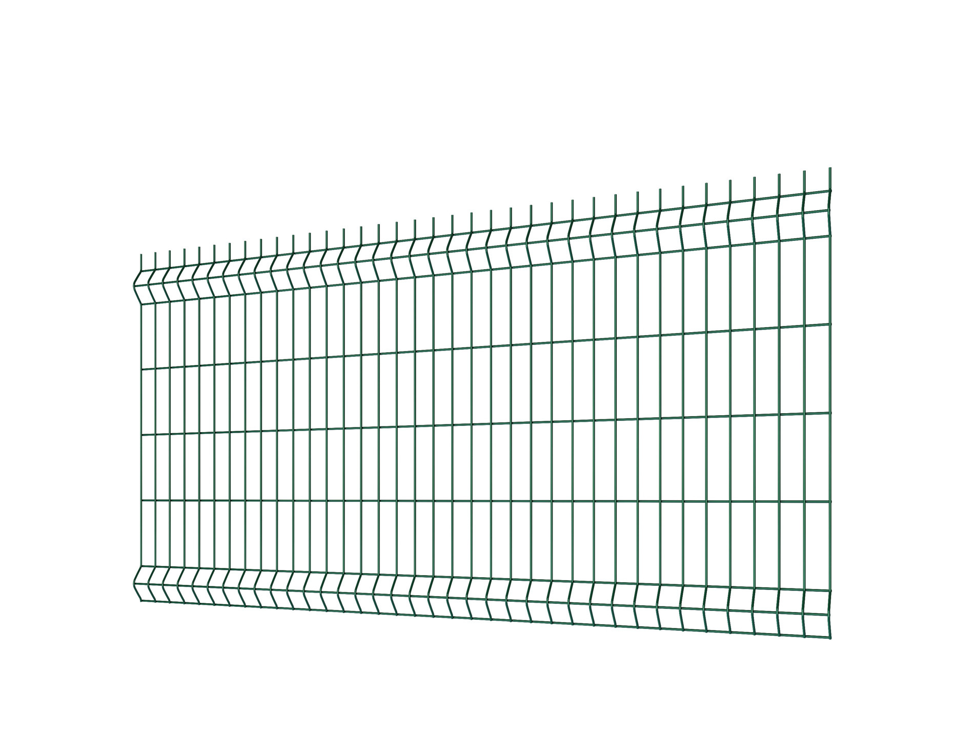 Panneau grillage rigide Hercules Plus 1,5x2,5m 20x5cm vert
