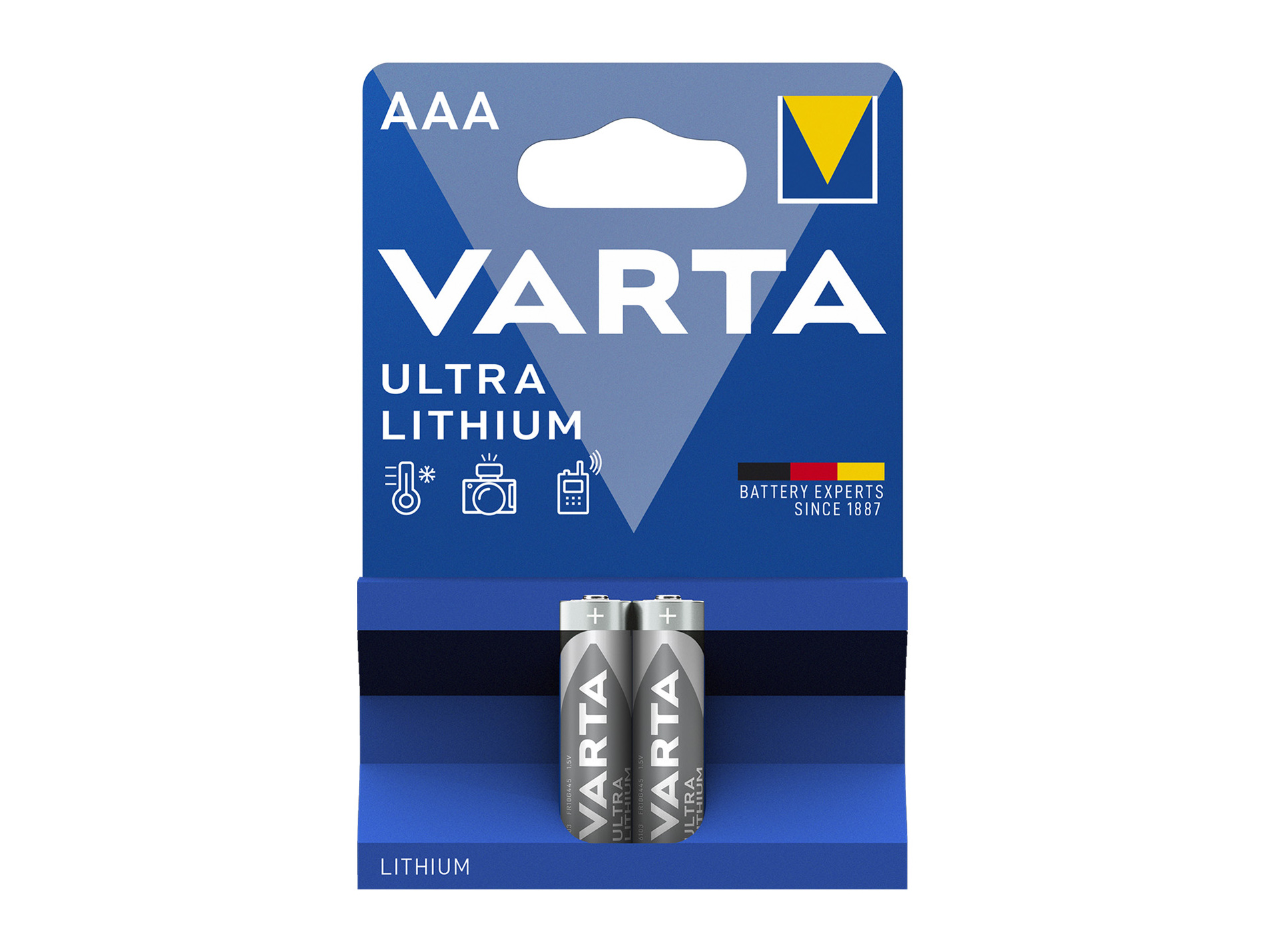 Pile lithium LR03 1,5V x2 VARTA