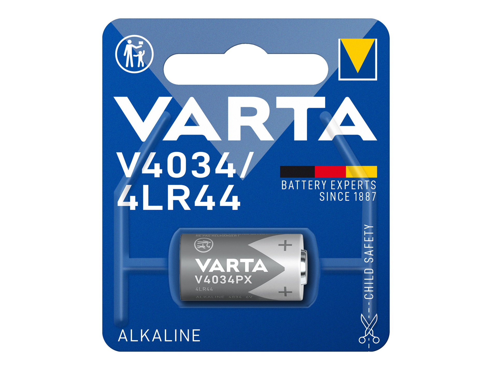 Pile 6V pour collier anti-aboiement V4034PX VARTA