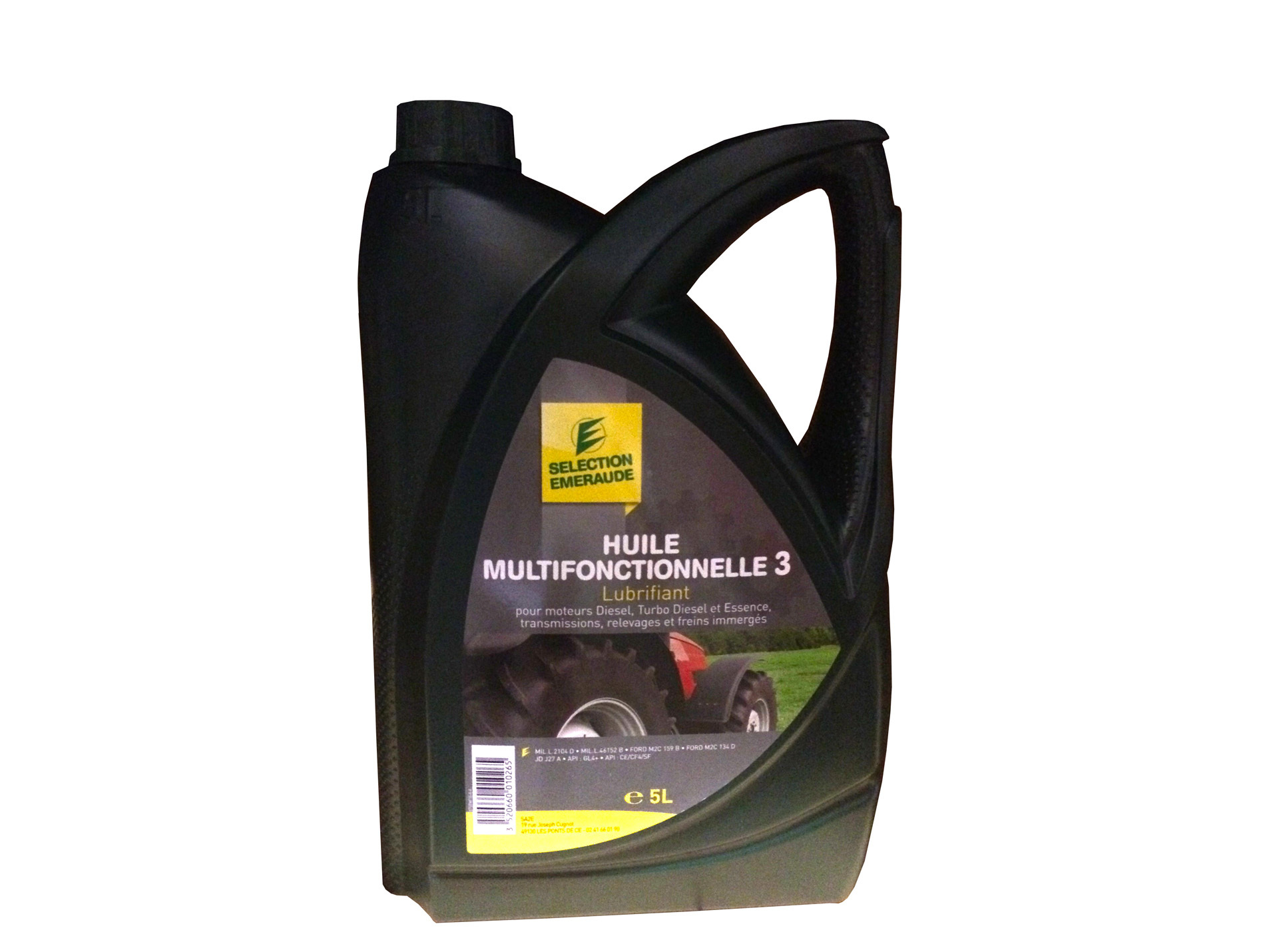 Huile SELECTION EMERAUDE multifonction 3 CF-4/SF 5L