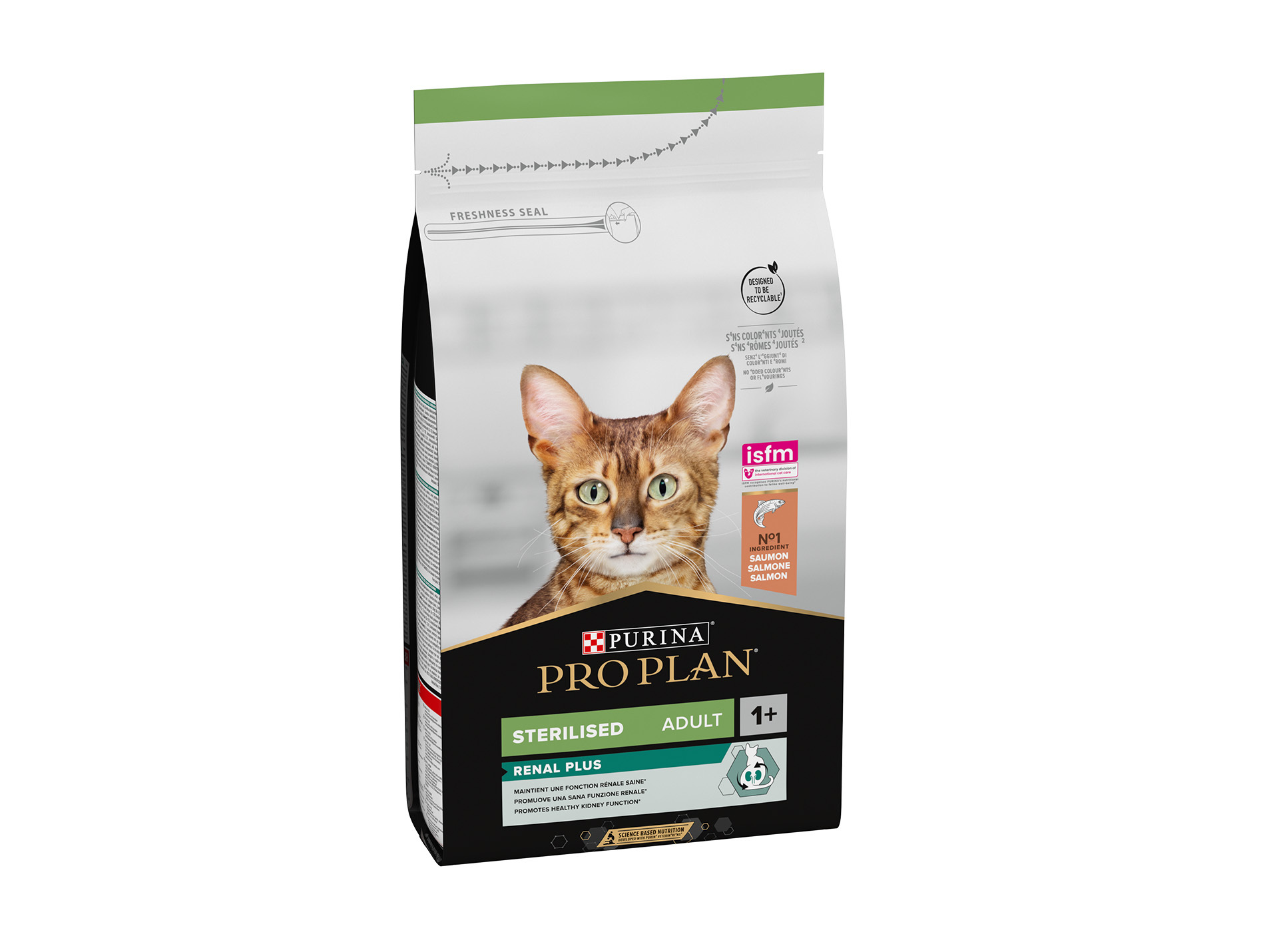 Croquettes chat adulte PRO PLAN Sterilised saumon 1,5kg