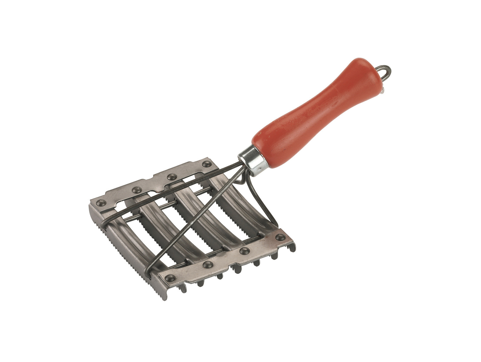 Etrille KERBL métal bovin 2x4 rangées 12,5x11cm