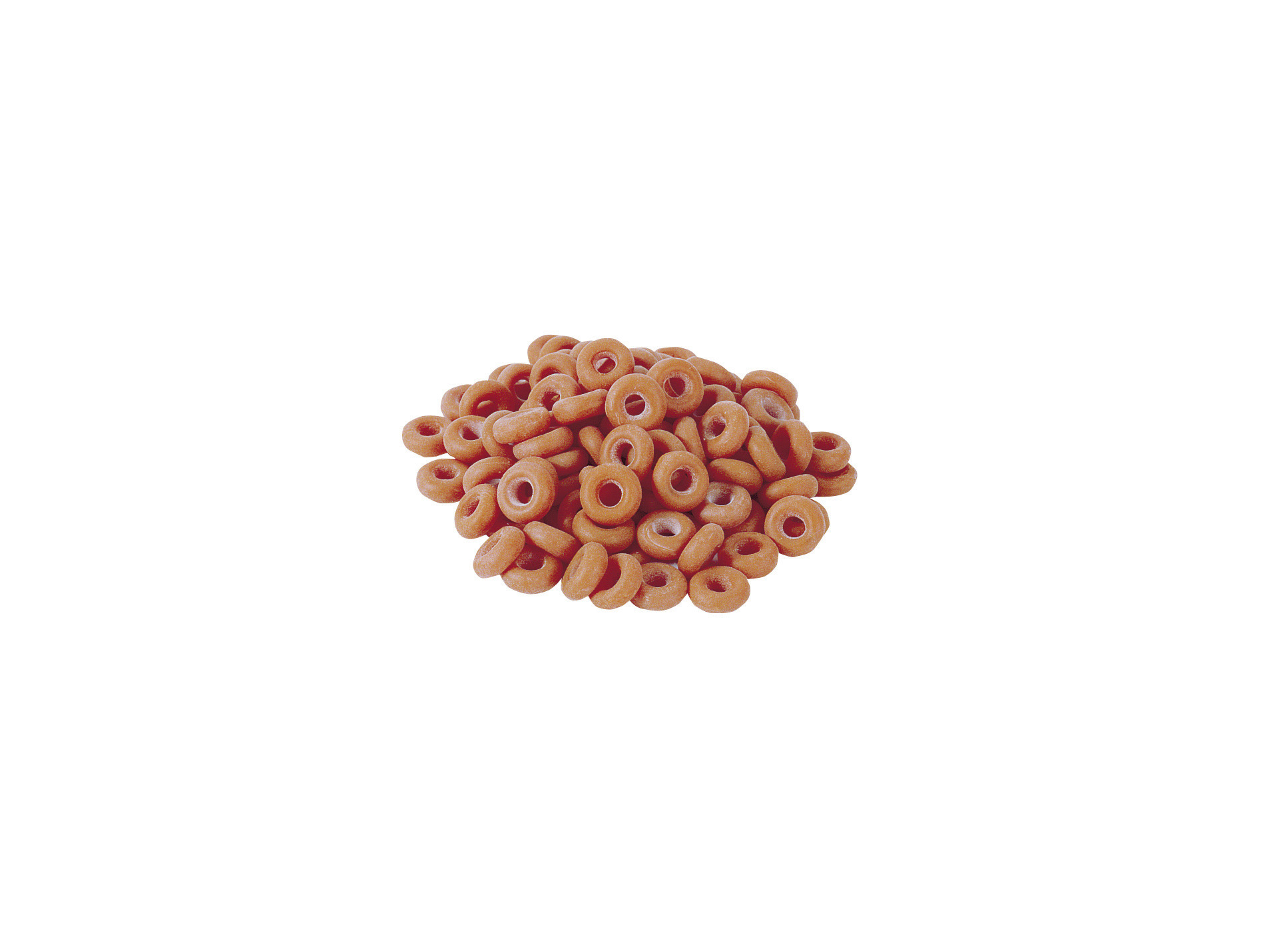 Anneau gomme KERBL caoutchouc orange x100