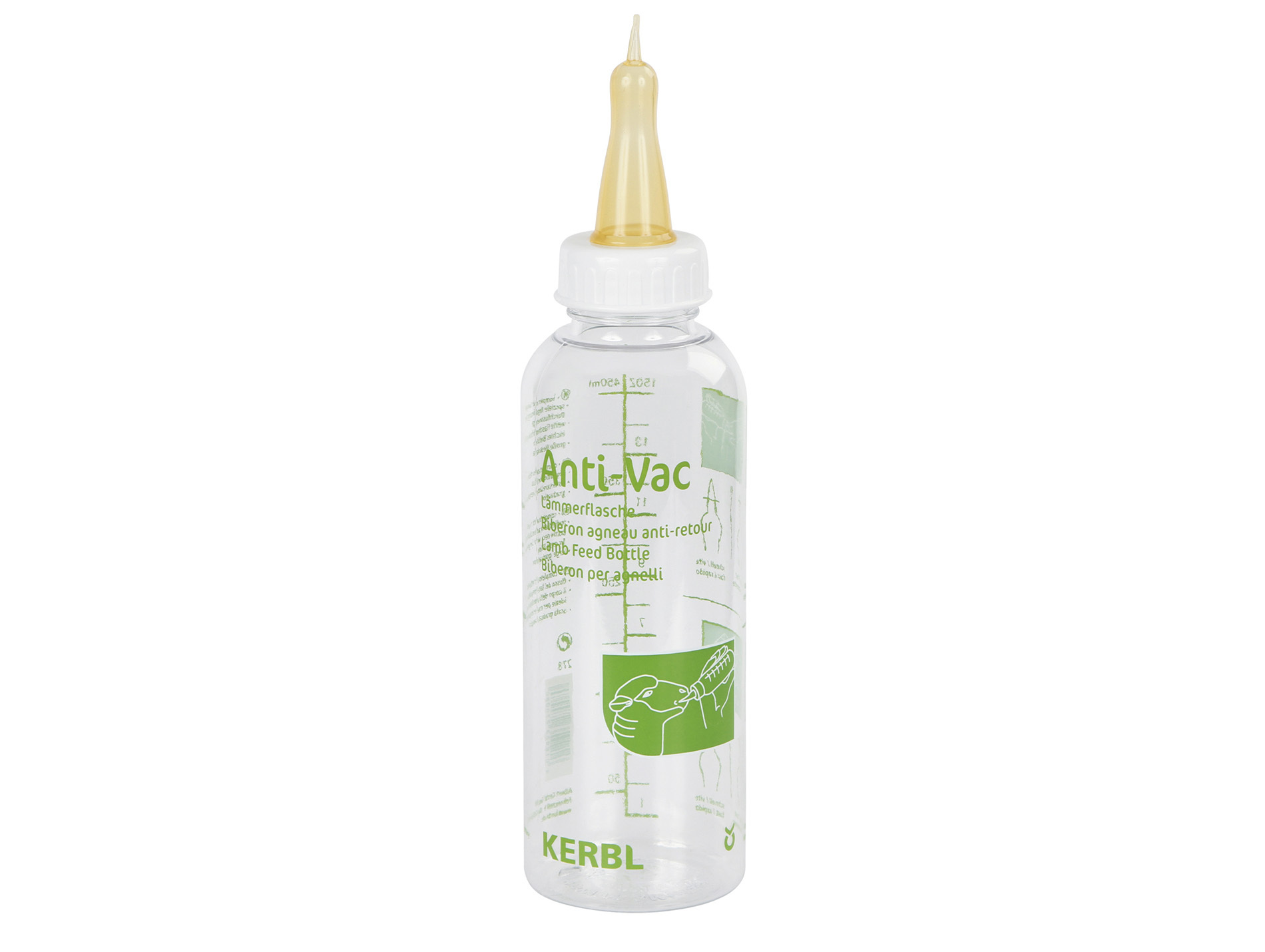 Biberon agneau anti-vac KERBL Gradué 500ml