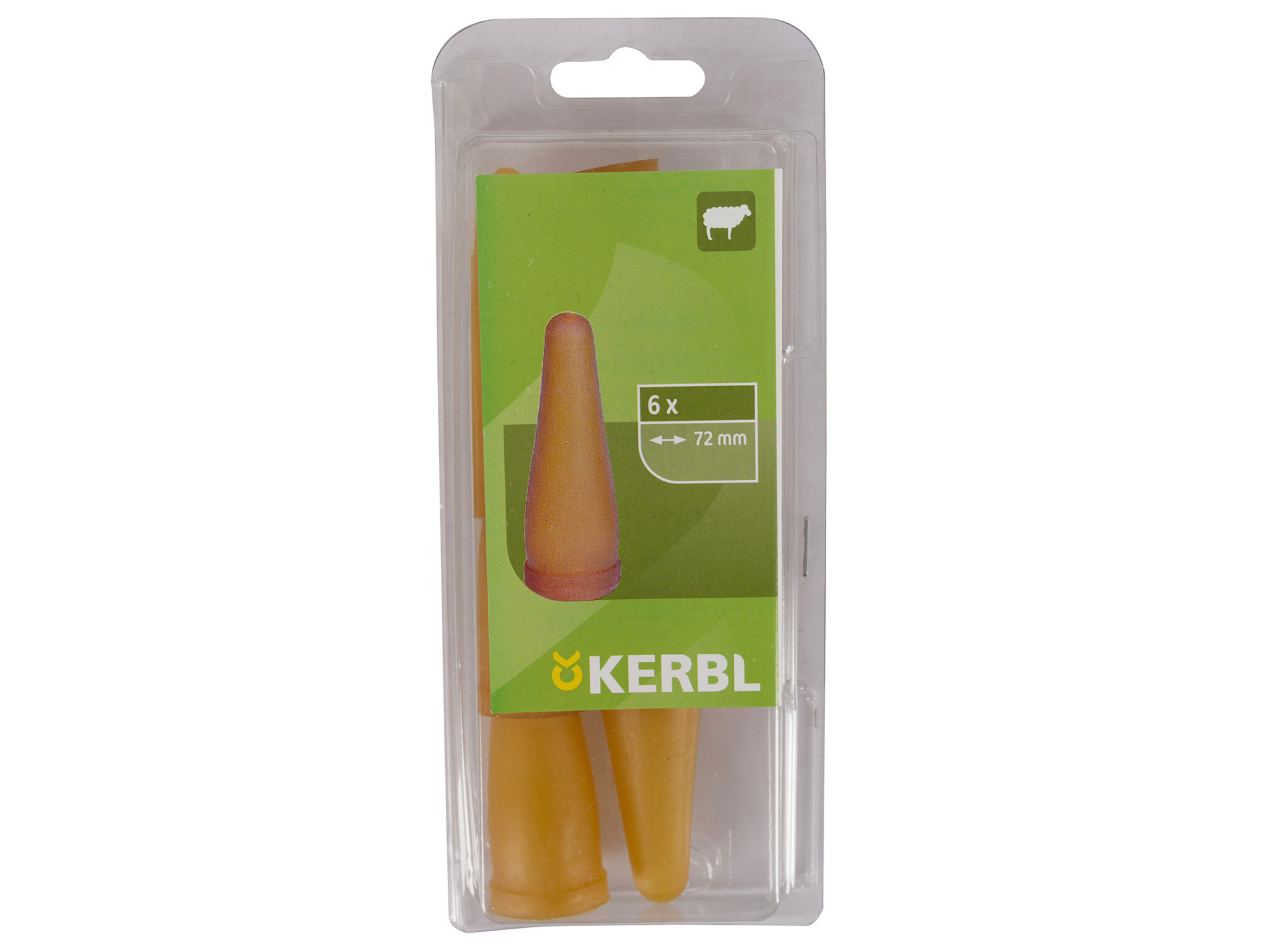 Tétine pour biberon d'agneau KERBL x6