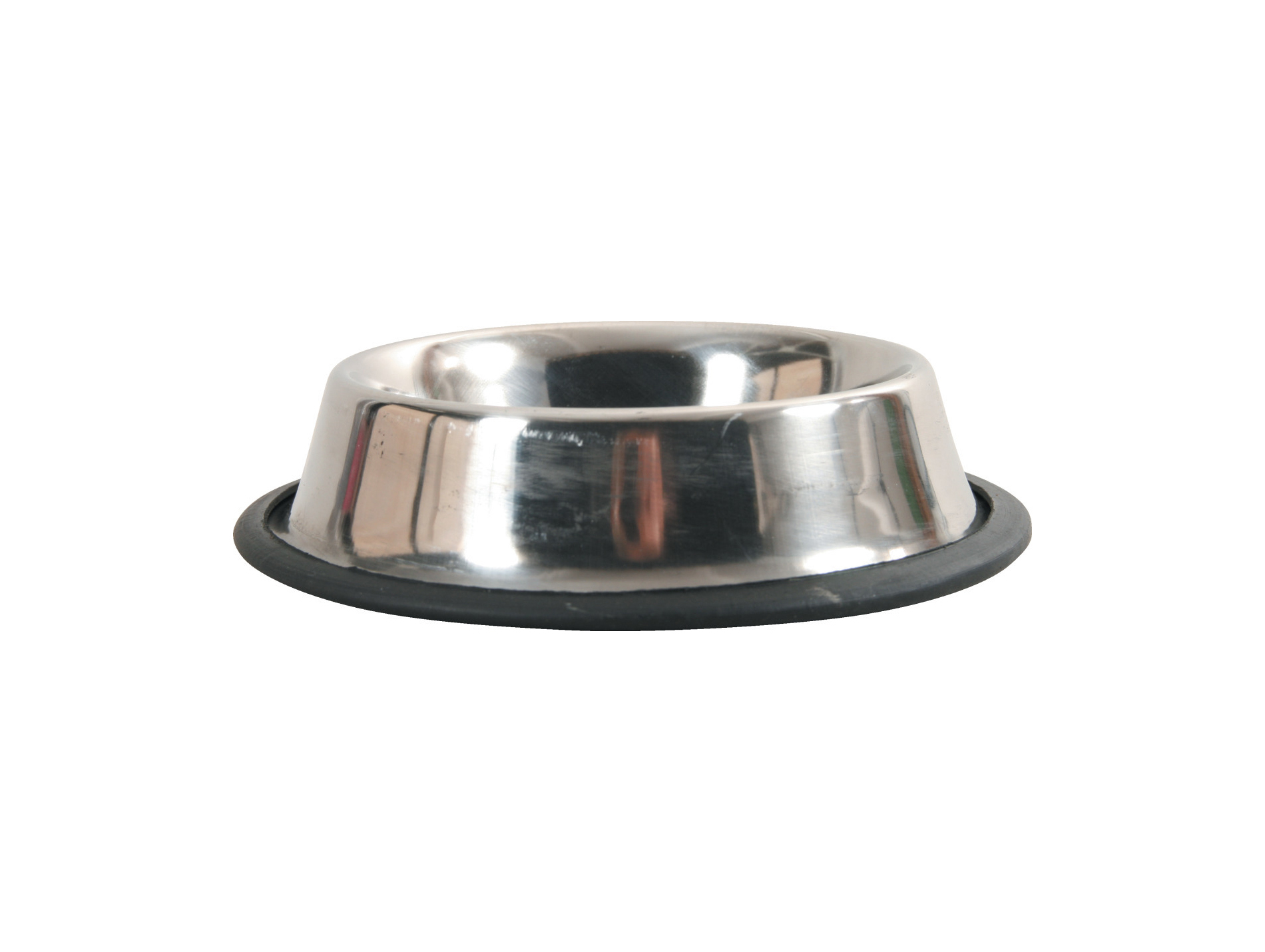 Gamelle inox ronde anti-dérapante 2,8L